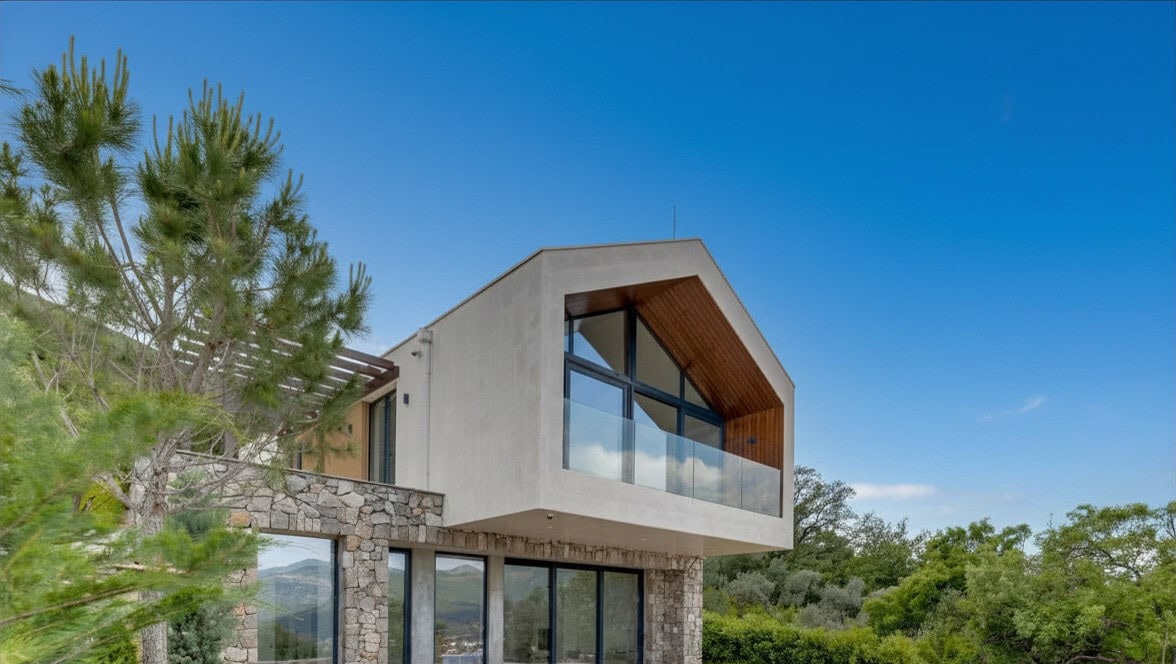 Twin Contemporary Villas in Zabrđe, Luštica Peninsula