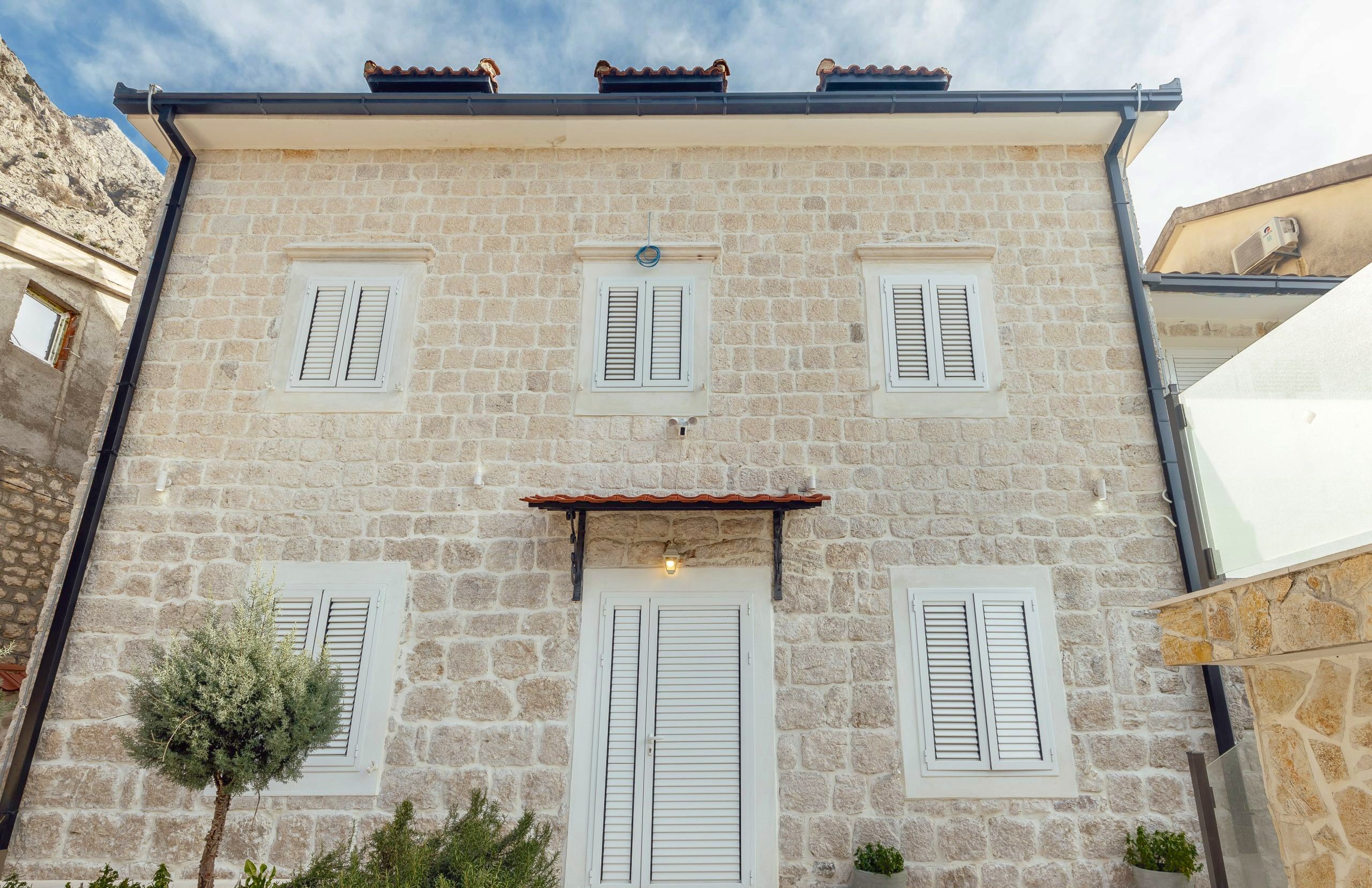 Five-Bedroom Stone Waterfront Villa in Ljuta, Kotor Bay