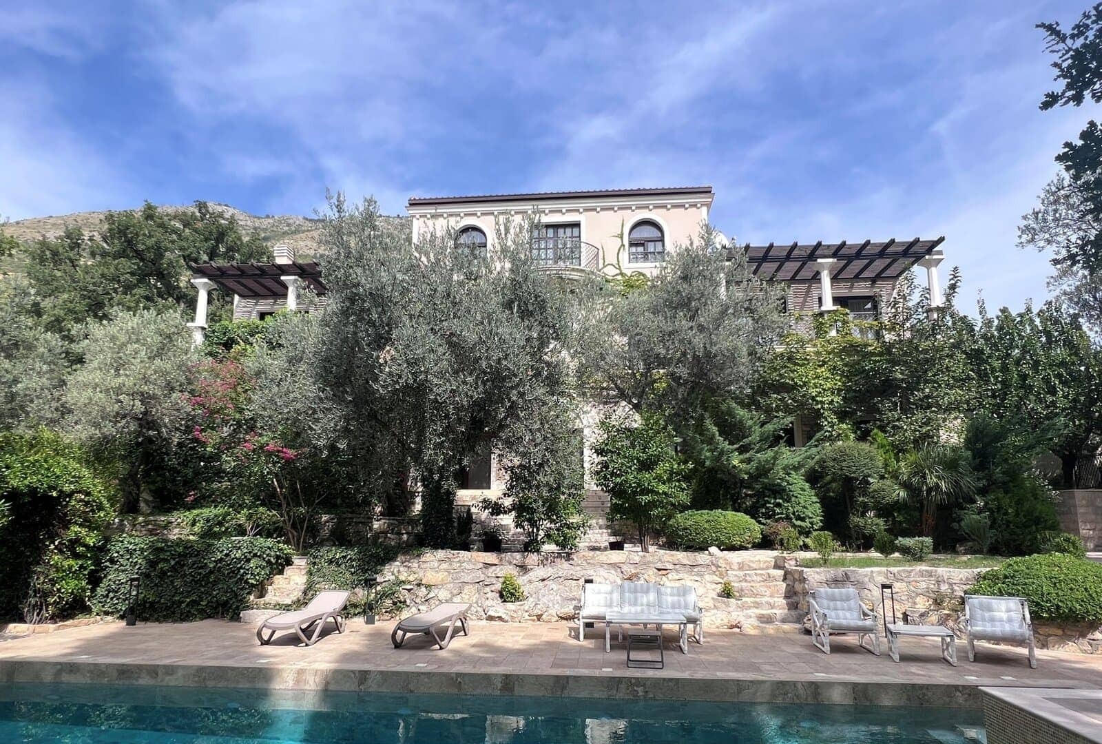 Five-Bedroom Stone Villa in Reževići, Budva Riviera