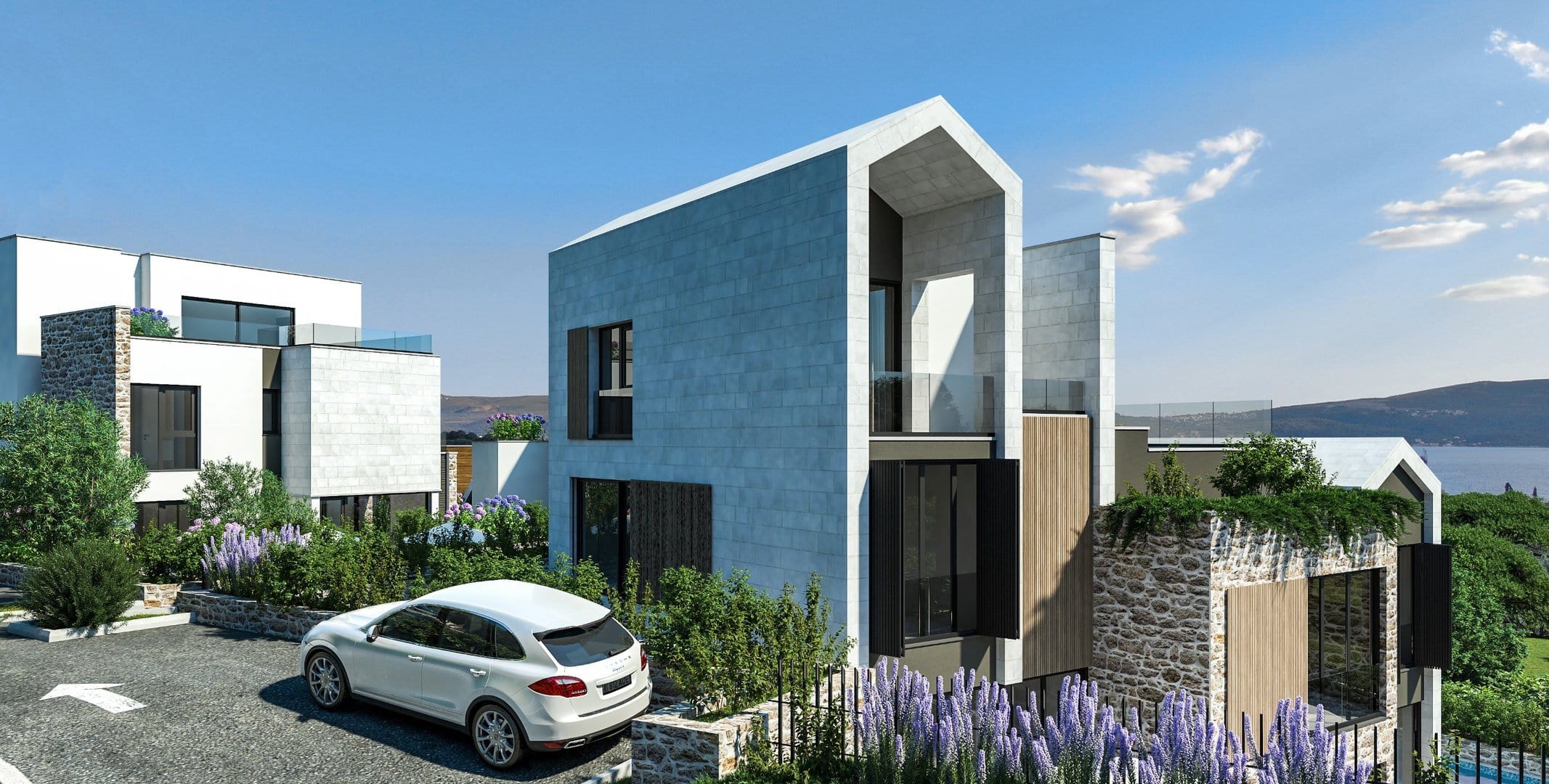 Two-Bedroom Townhouse in Donja Lastva, Tivat
