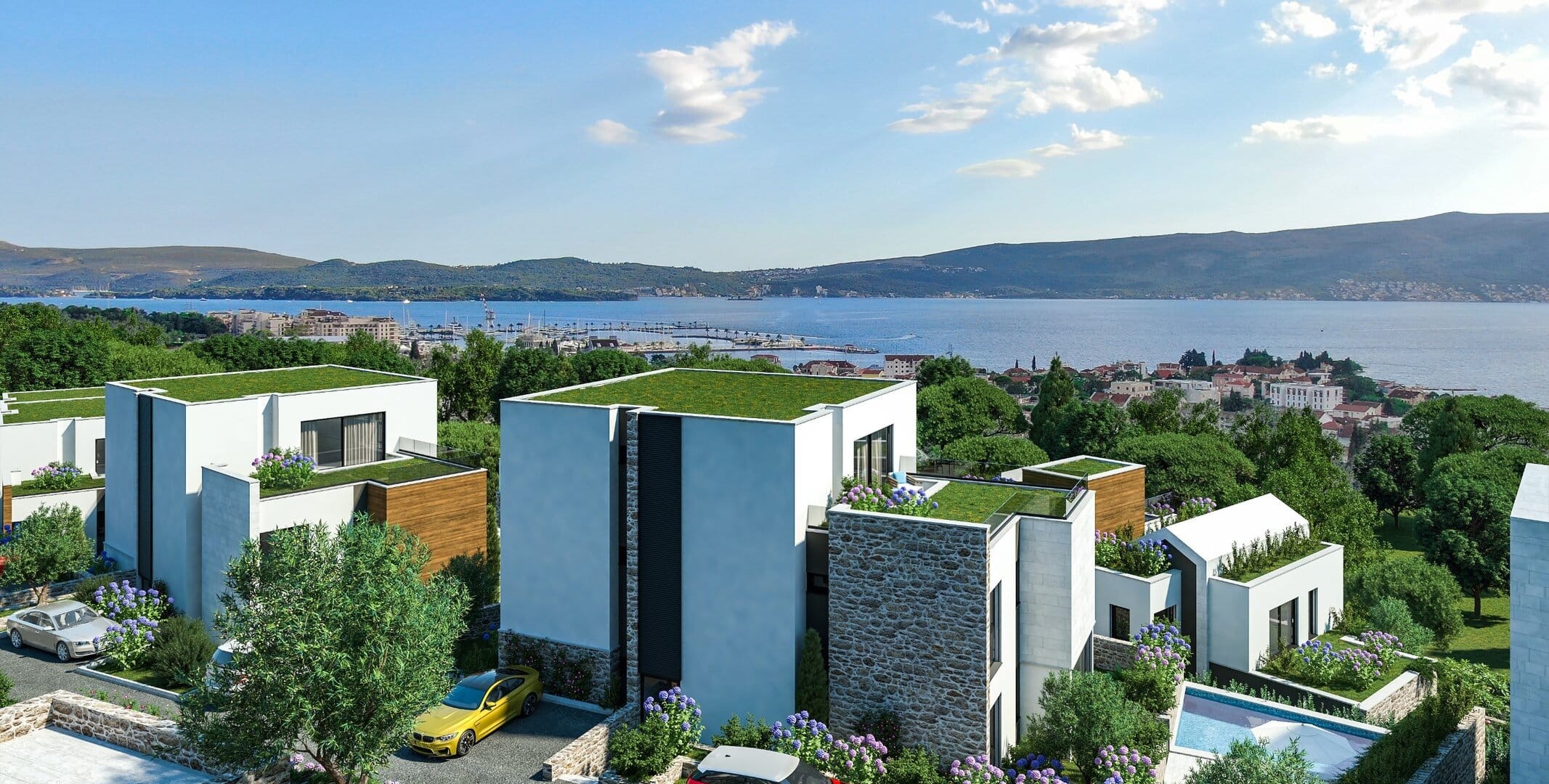 Two-Bedroom Townhouse in Donja Lastva, Tivat