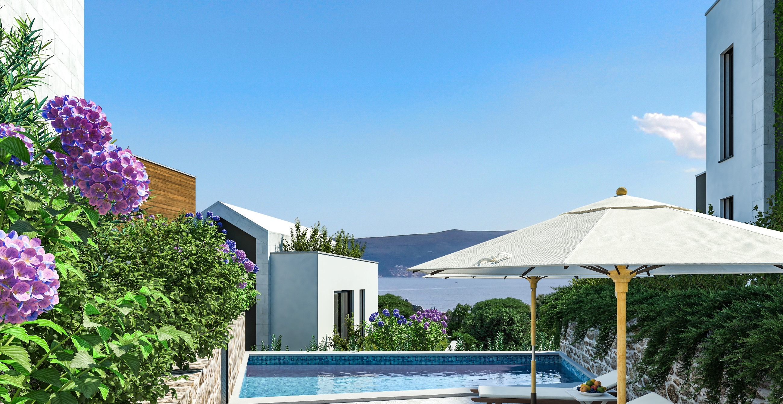 Two-Bedroom Townhouse in Donja Lastva, Tivat