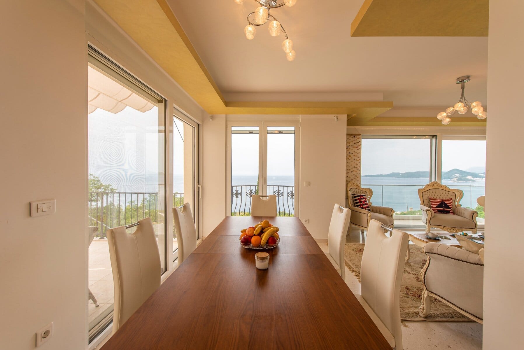 Eight-Bedroom Villa with Pool in Reževići, Budva Riviera