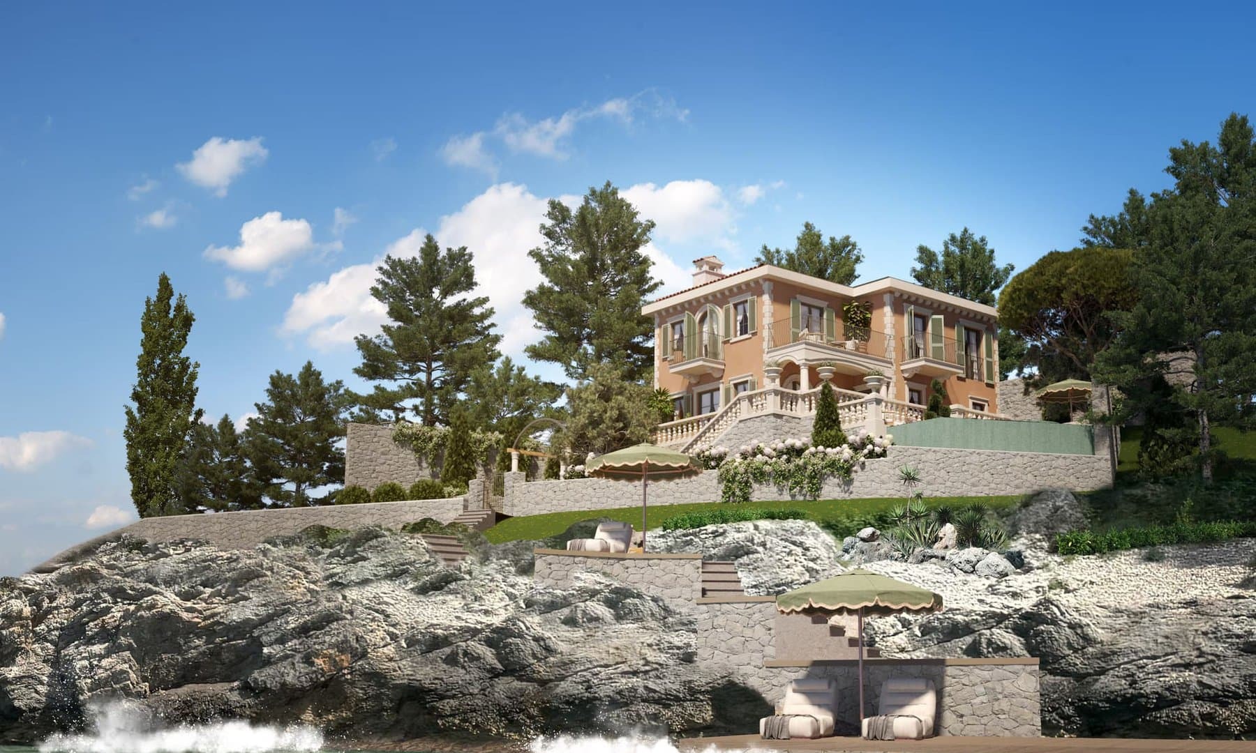 Three-Bedroom Waterfront Villa in Mirišta, Luštica Peninsula