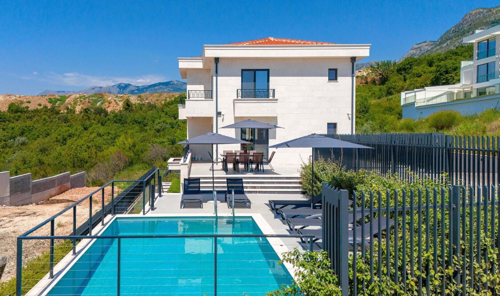 Five-Bedroom Villa with Pool in Reževići, Budva Riviera