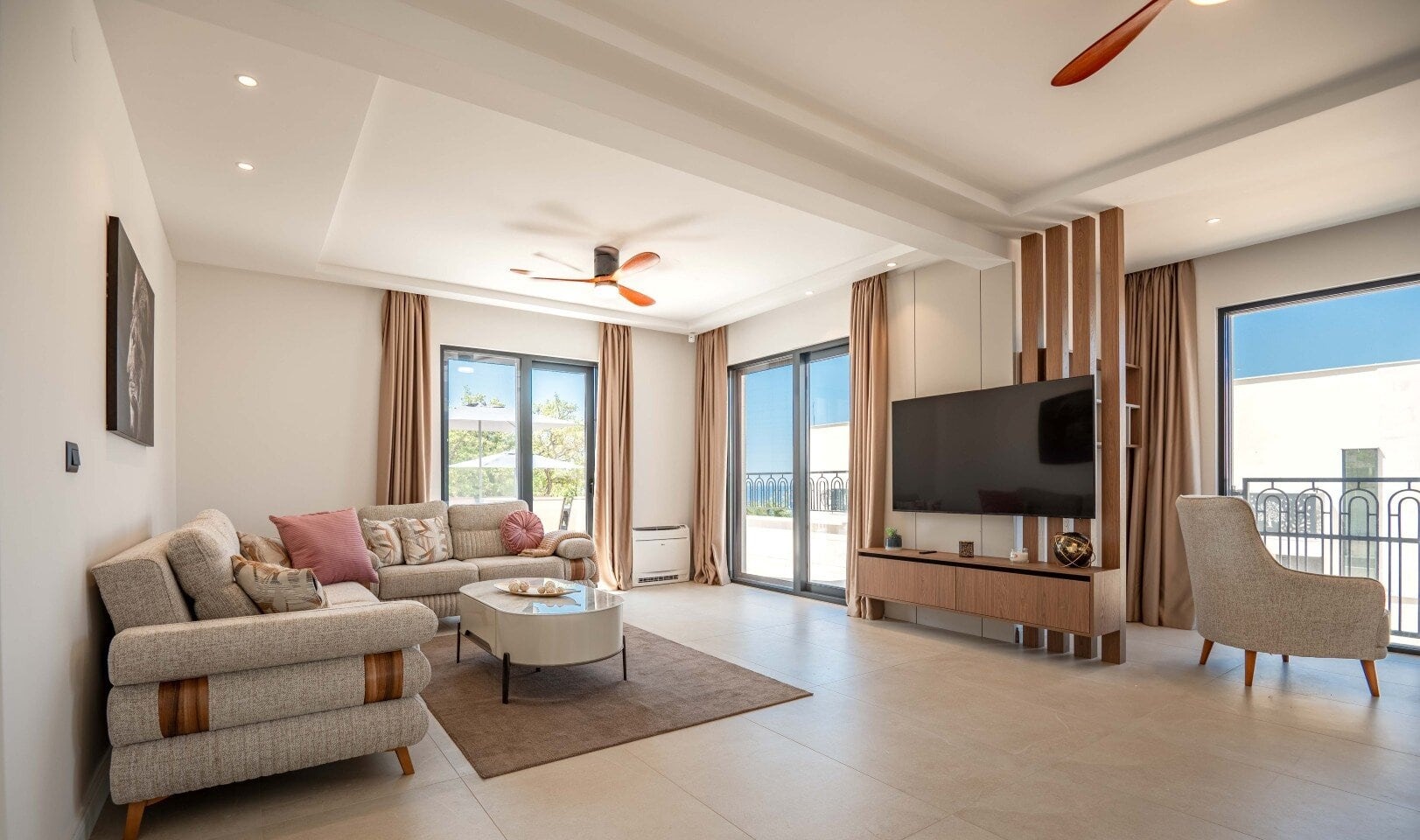 Five-Bedroom Villa with Pool in Reževići, Budva Riviera