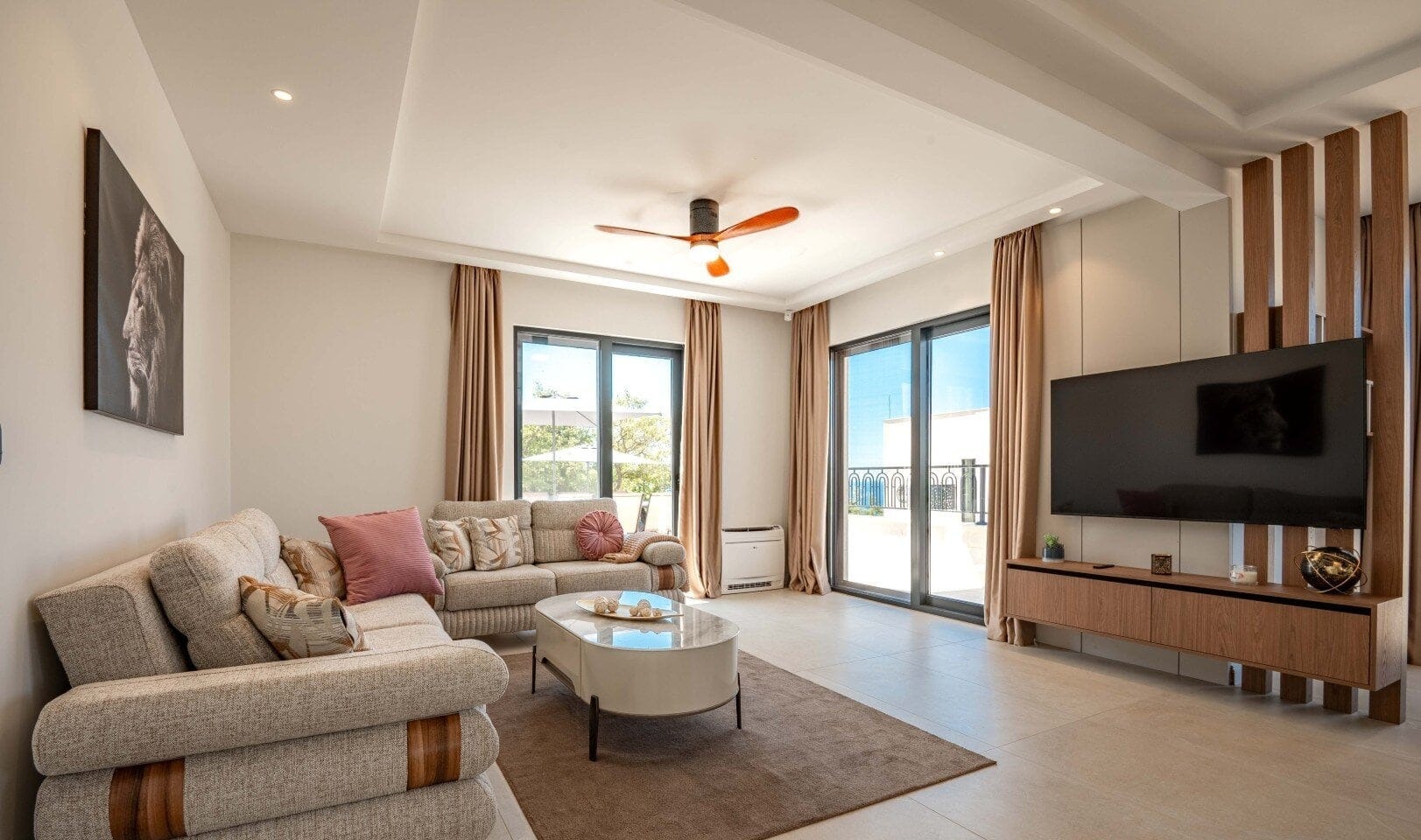 Five-Bedroom Villa with Pool in Reževići, Budva Riviera