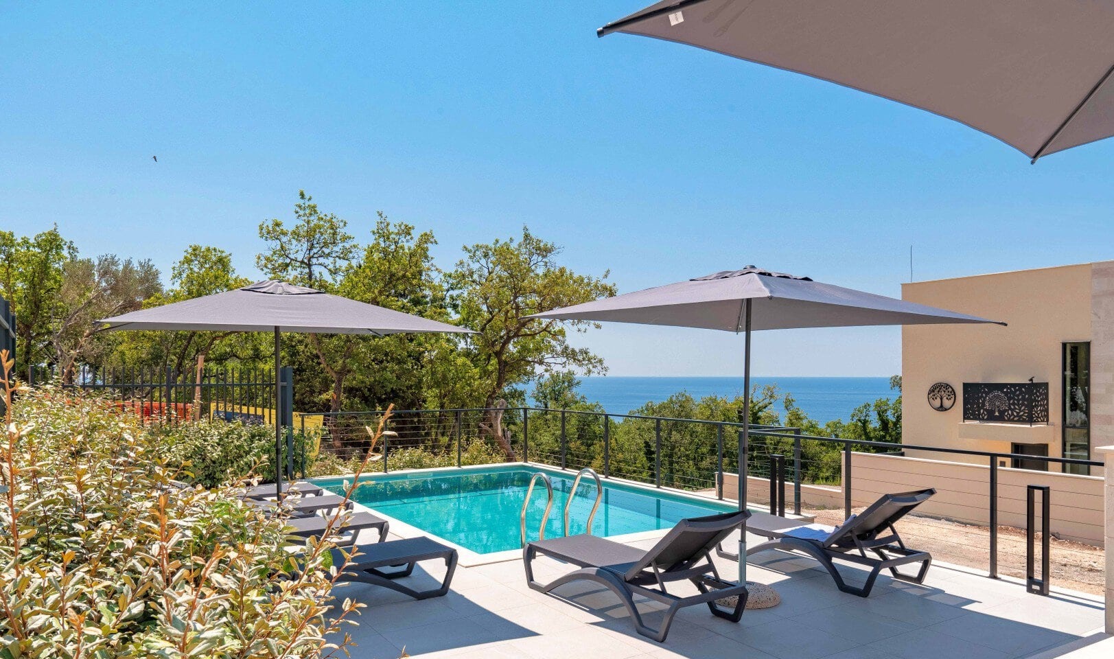 Five-Bedroom Villa with Pool in Reževići, Budva Riviera