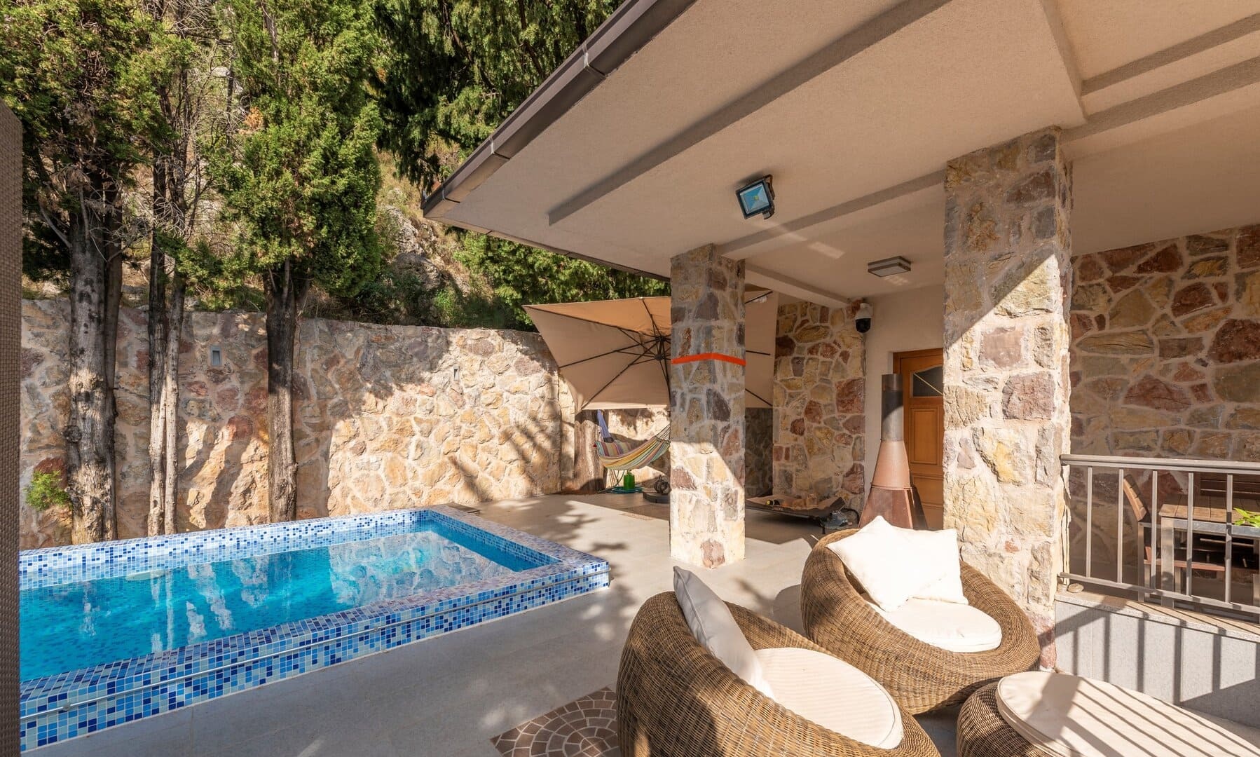 Seven-Bedroom Stone Villa in Markovići, Budva