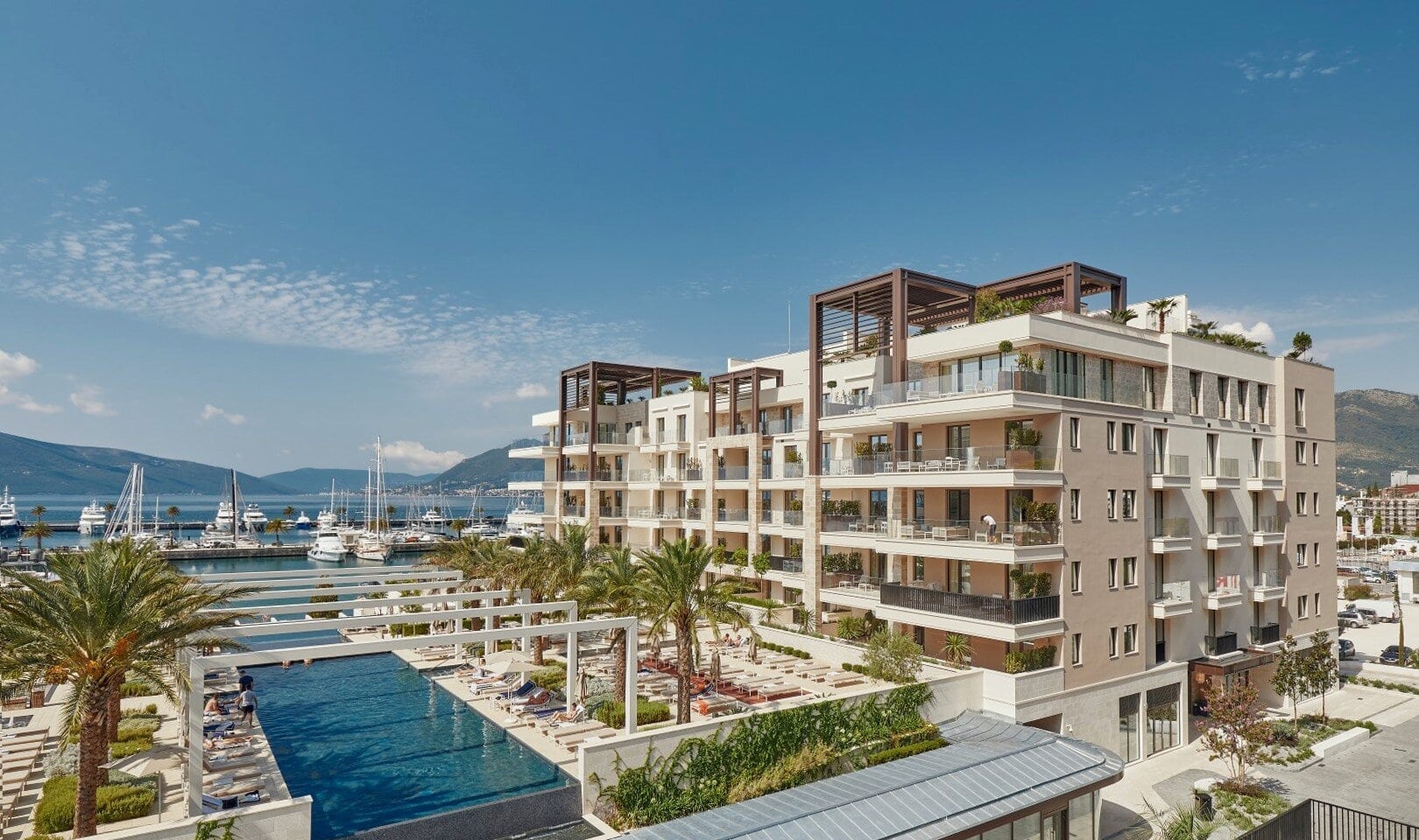Three-Bedroom Poolside Residence in Baia, Porto Montenegro