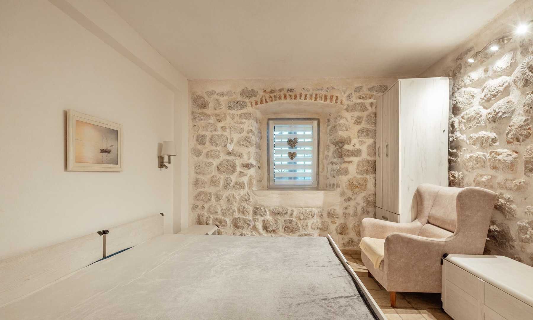 Restored Stone House with Seven Apartments in Risan, Kotor Bay