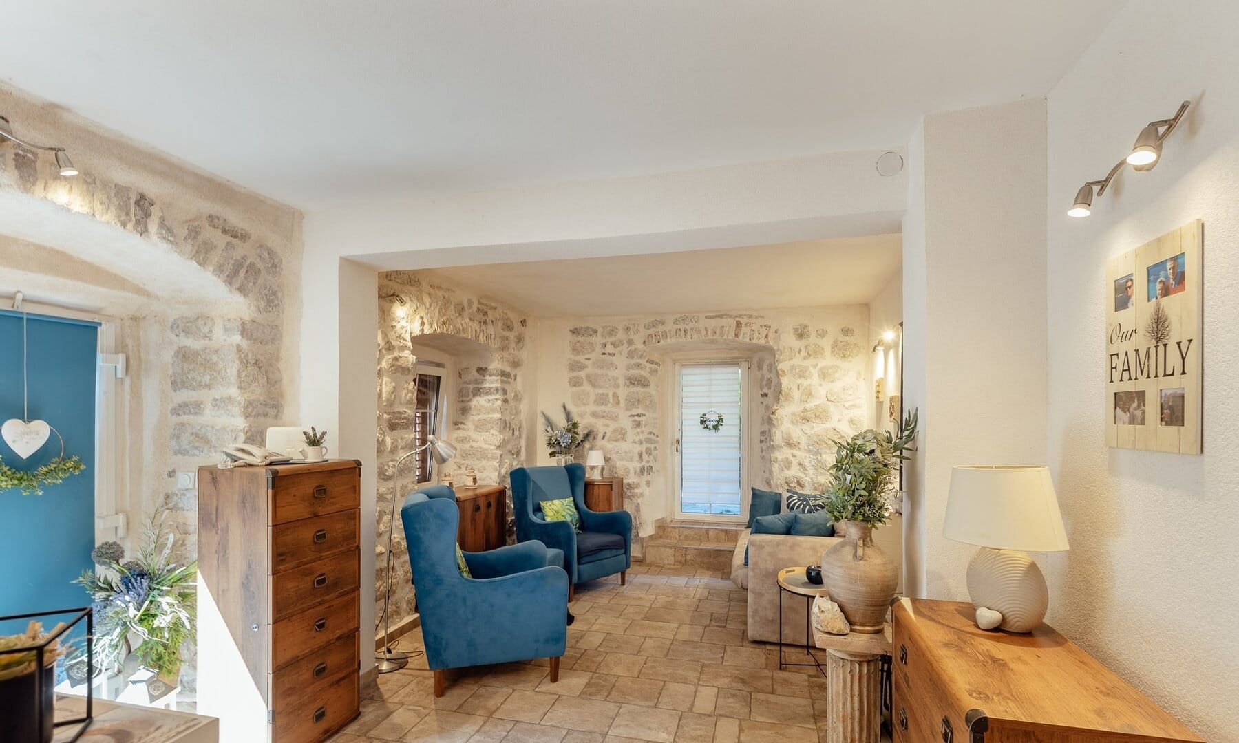 Restored Stone House with Seven Apartments in Risan, Kotor Bay