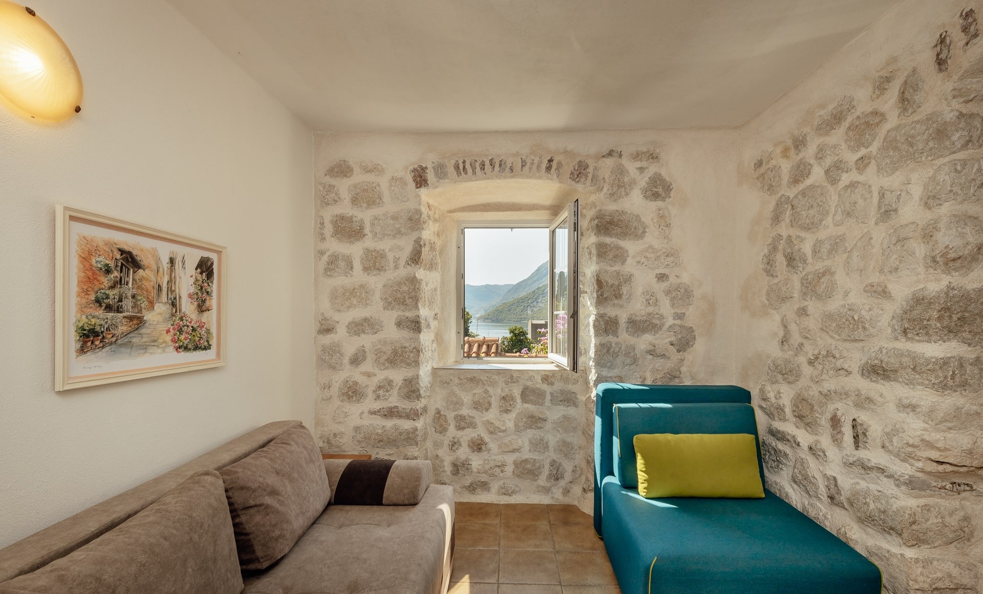 Restored Stone House with Seven Apartments in Risan, Kotor Bay