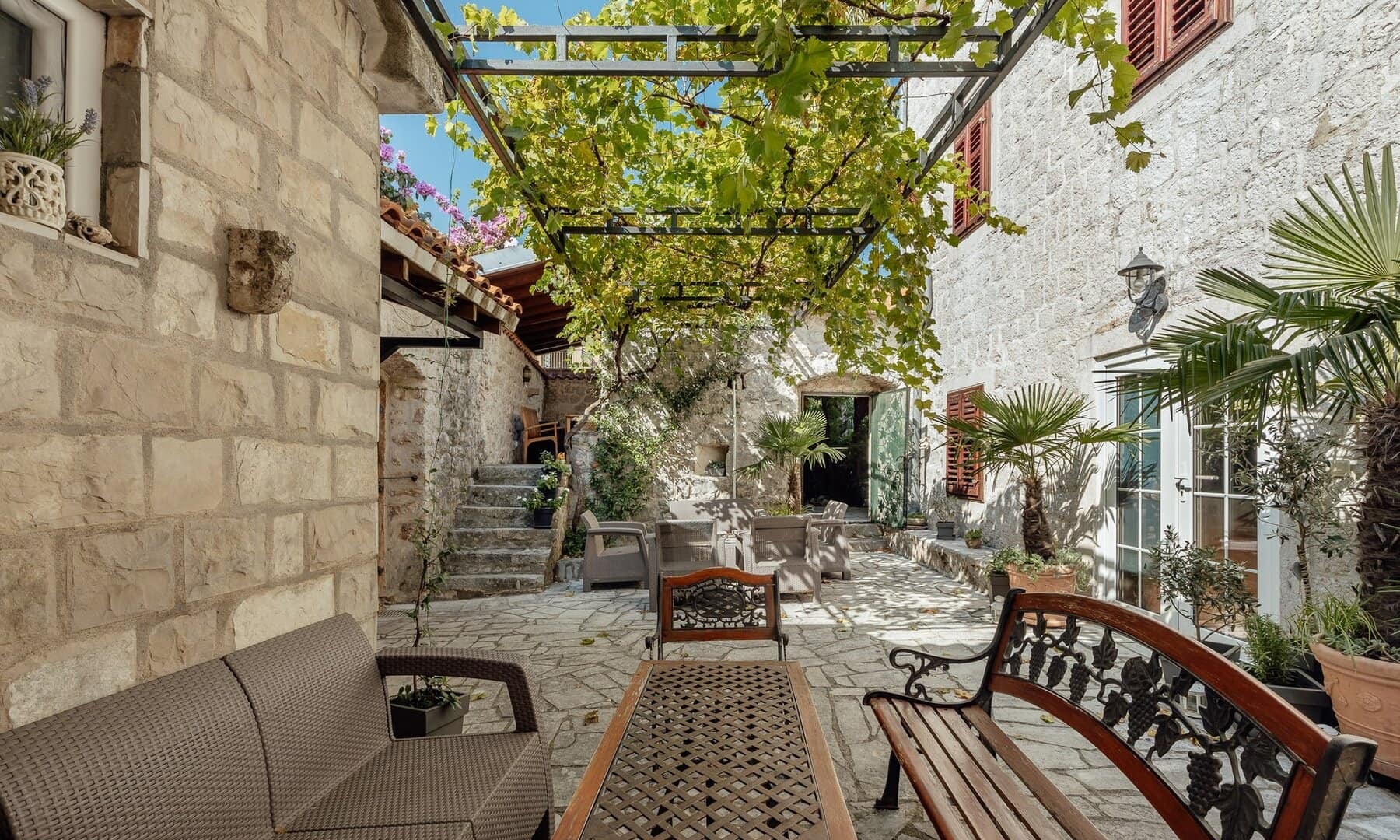 Restored Stone House with Seven Apartments in Risan, Kotor Bay