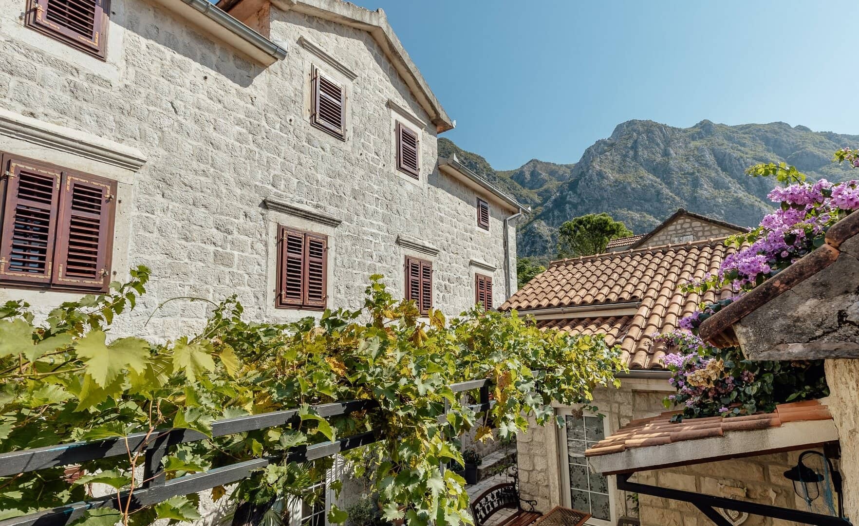 Restored Stone House with Seven Apartments in Risan, Kotor Bay