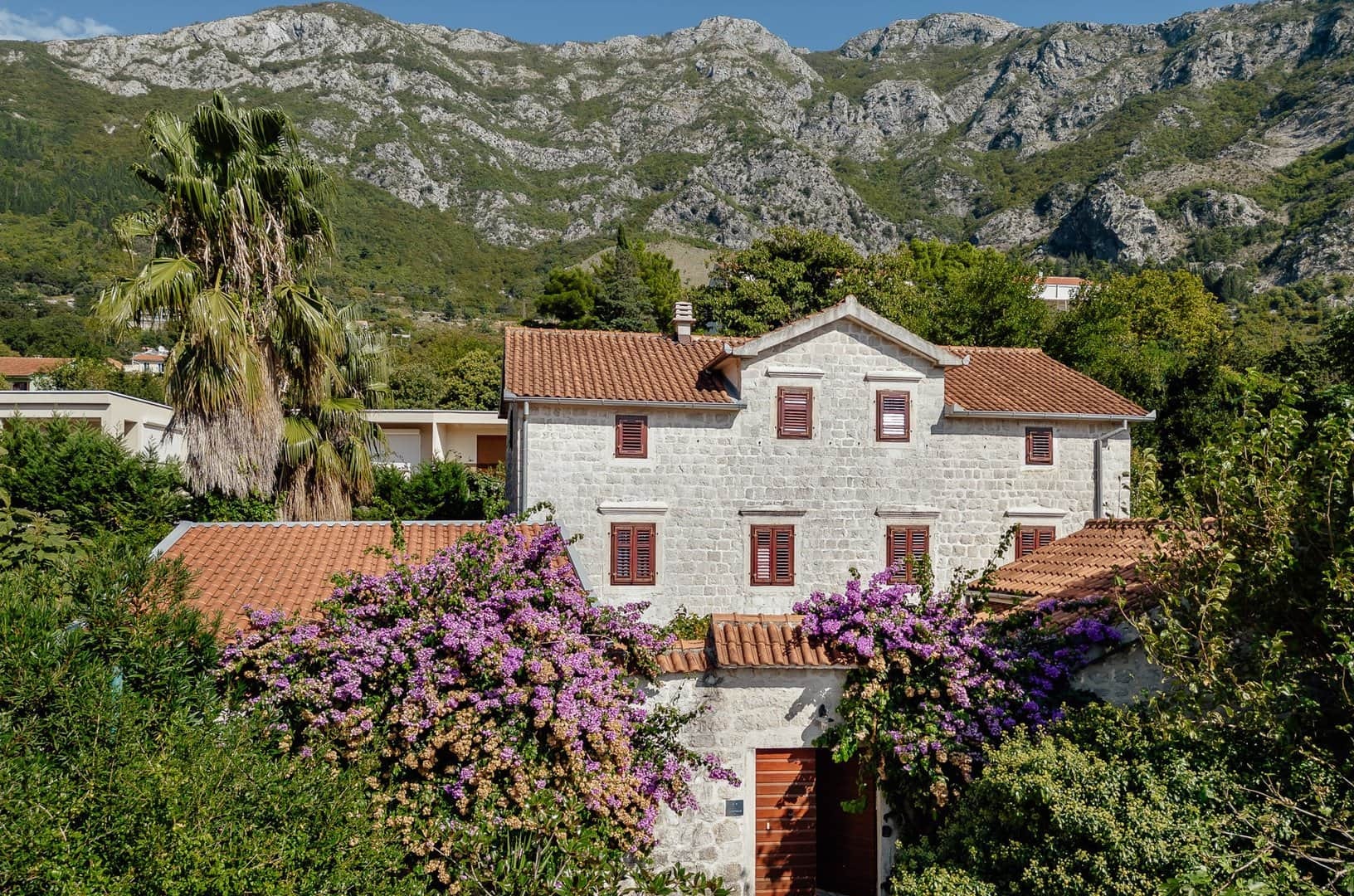 Restored Stone House with Seven Apartments in Risan, Kotor Bay