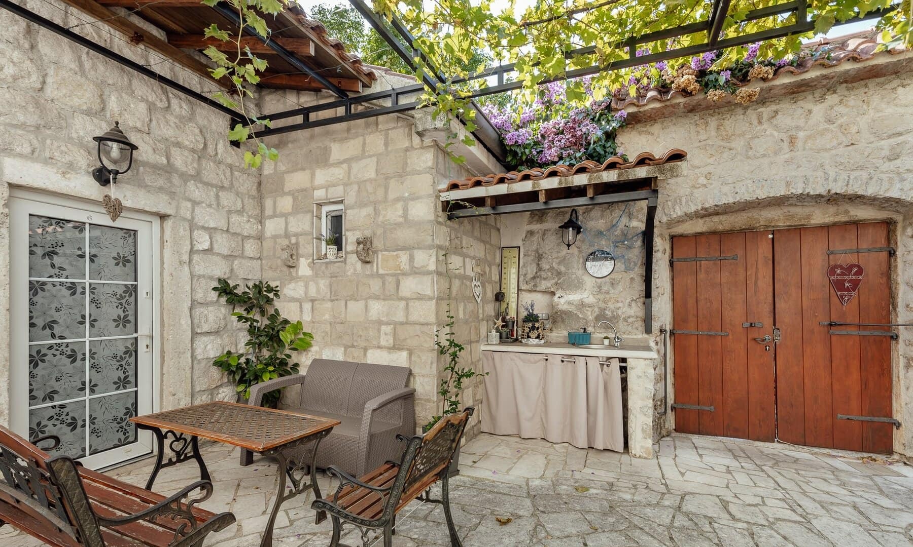 Restored Stone House with Seven Apartments in Risan, Kotor Bay