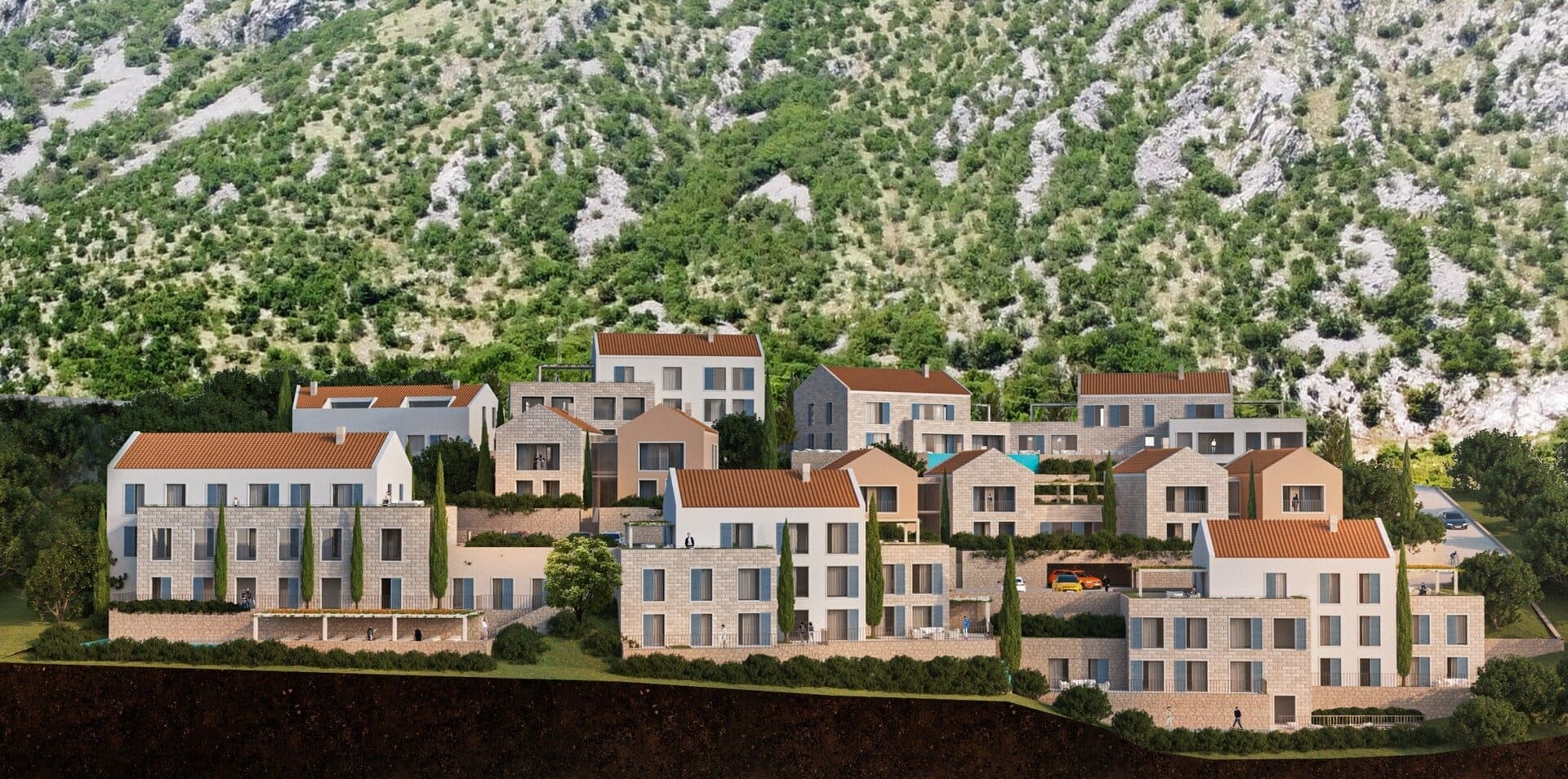 Development Land with Hotel and Residential Project in Morinj