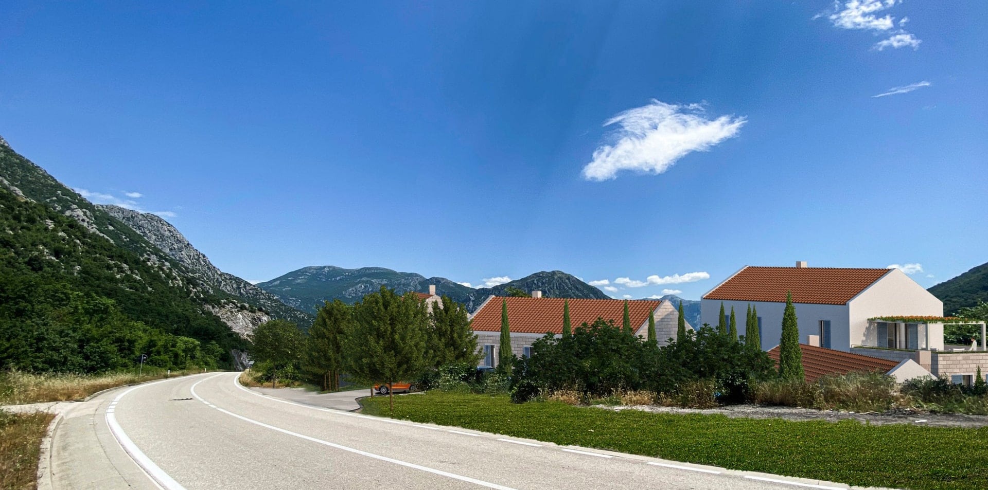 Development Land with Hotel and Residential Project in Morinj