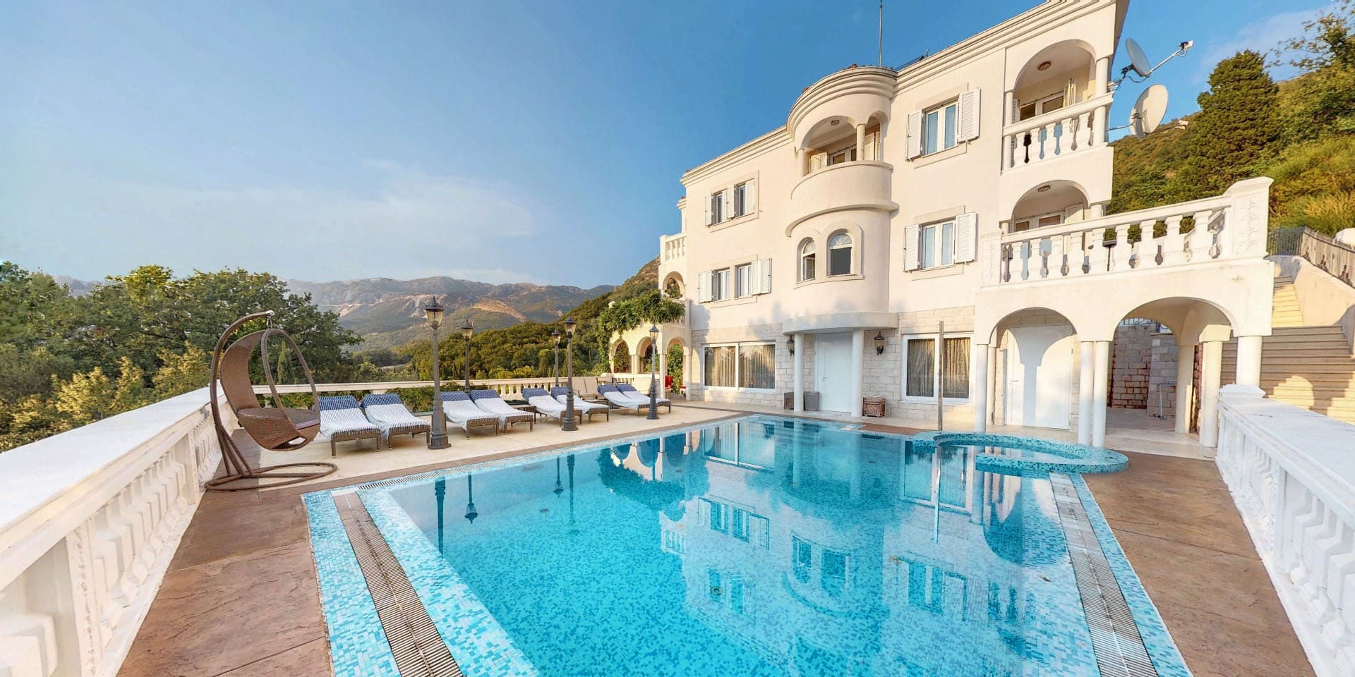 Twin-Villa Estate in Miločer, Budva Riviera