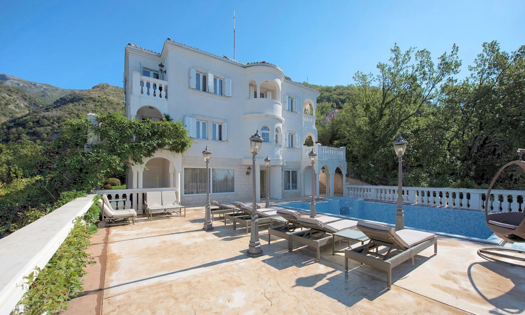 Twin-Villa Estate in Miločer, Budva Riviera
