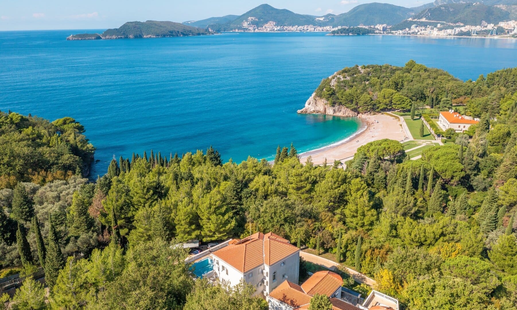 Twin-Villa Estate in Miločer, Budva Riviera