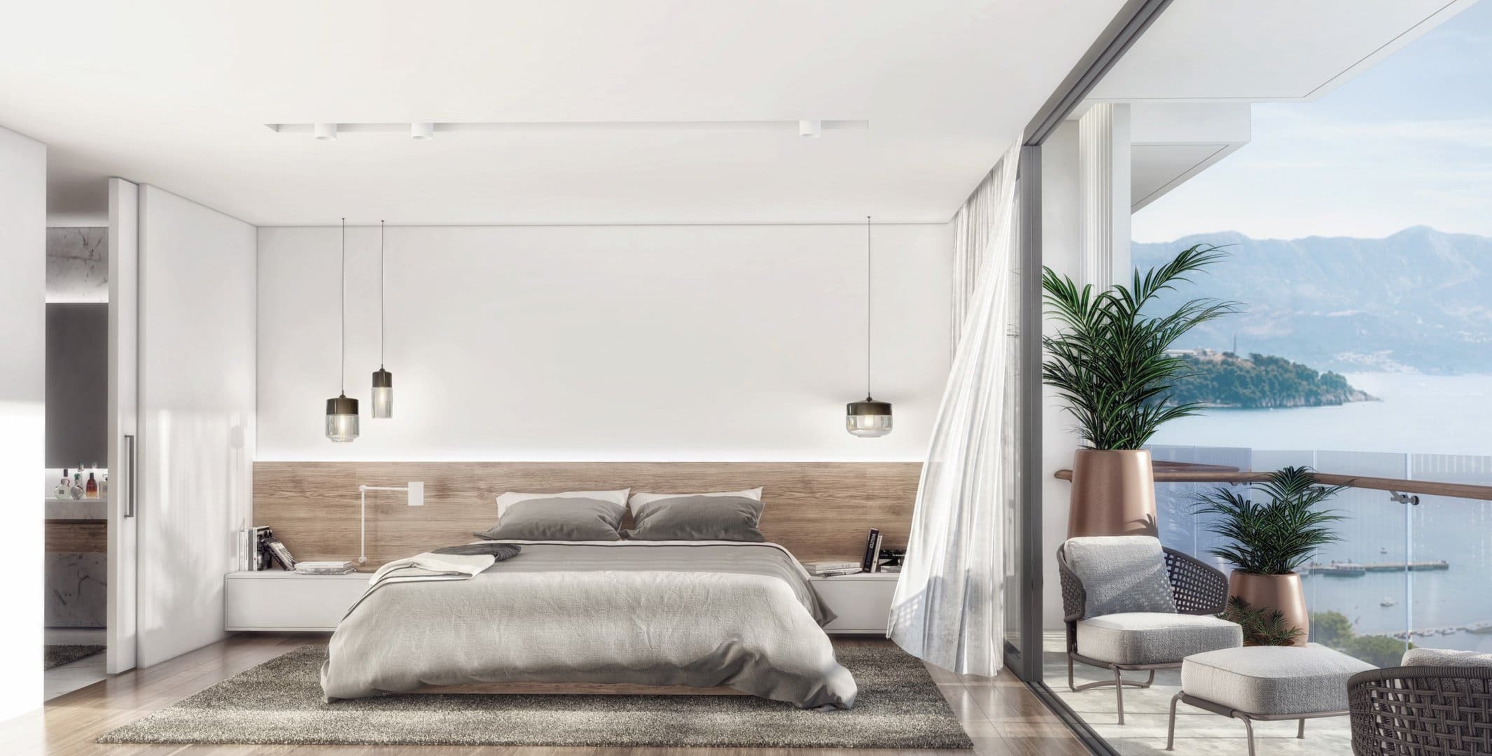 One-Bedroom Sea-View Residence at Swissôtel Riviera, Budva