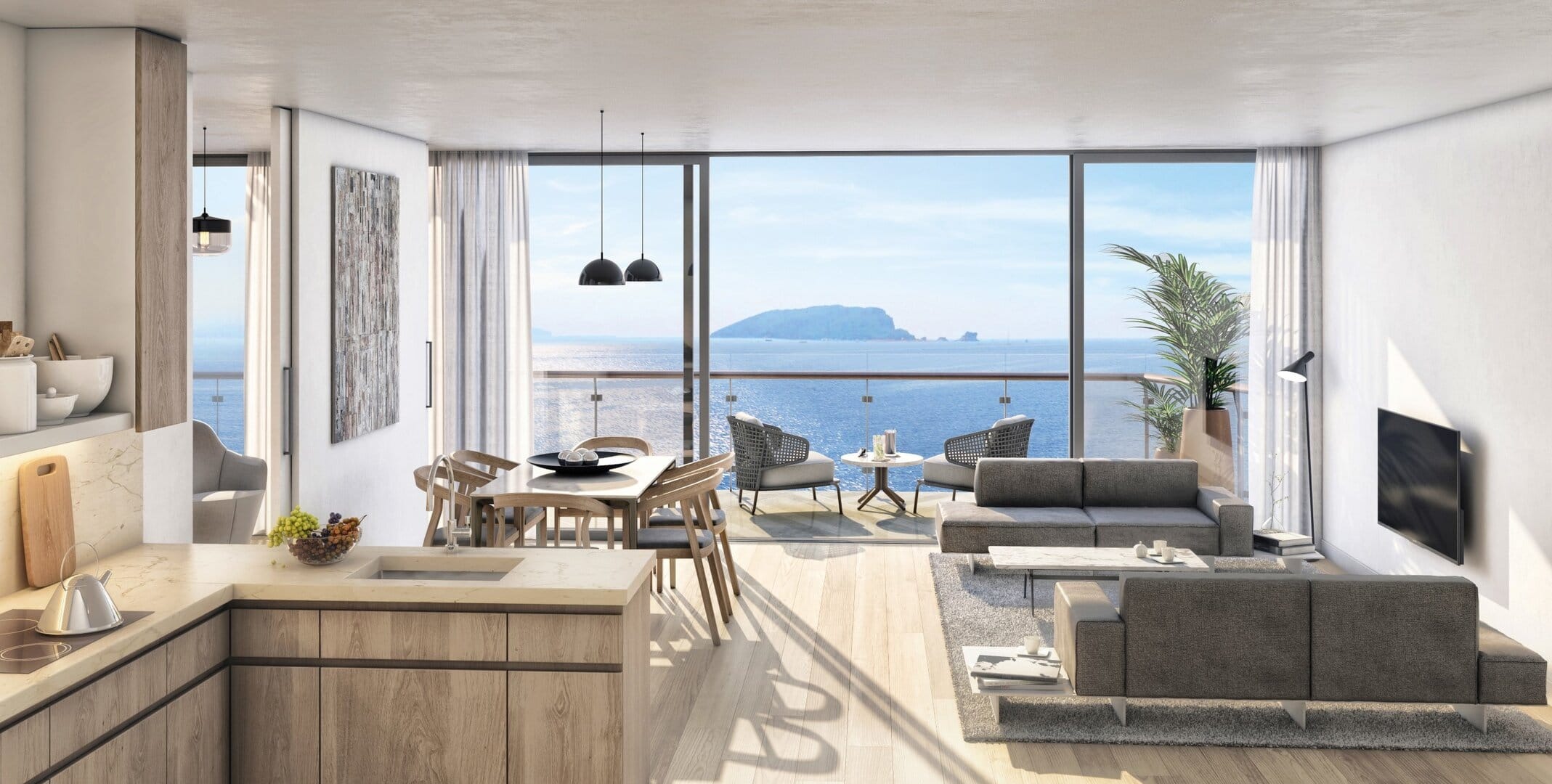 One-Bedroom Sea-View Residence at Swissôtel Riviera, Budva
