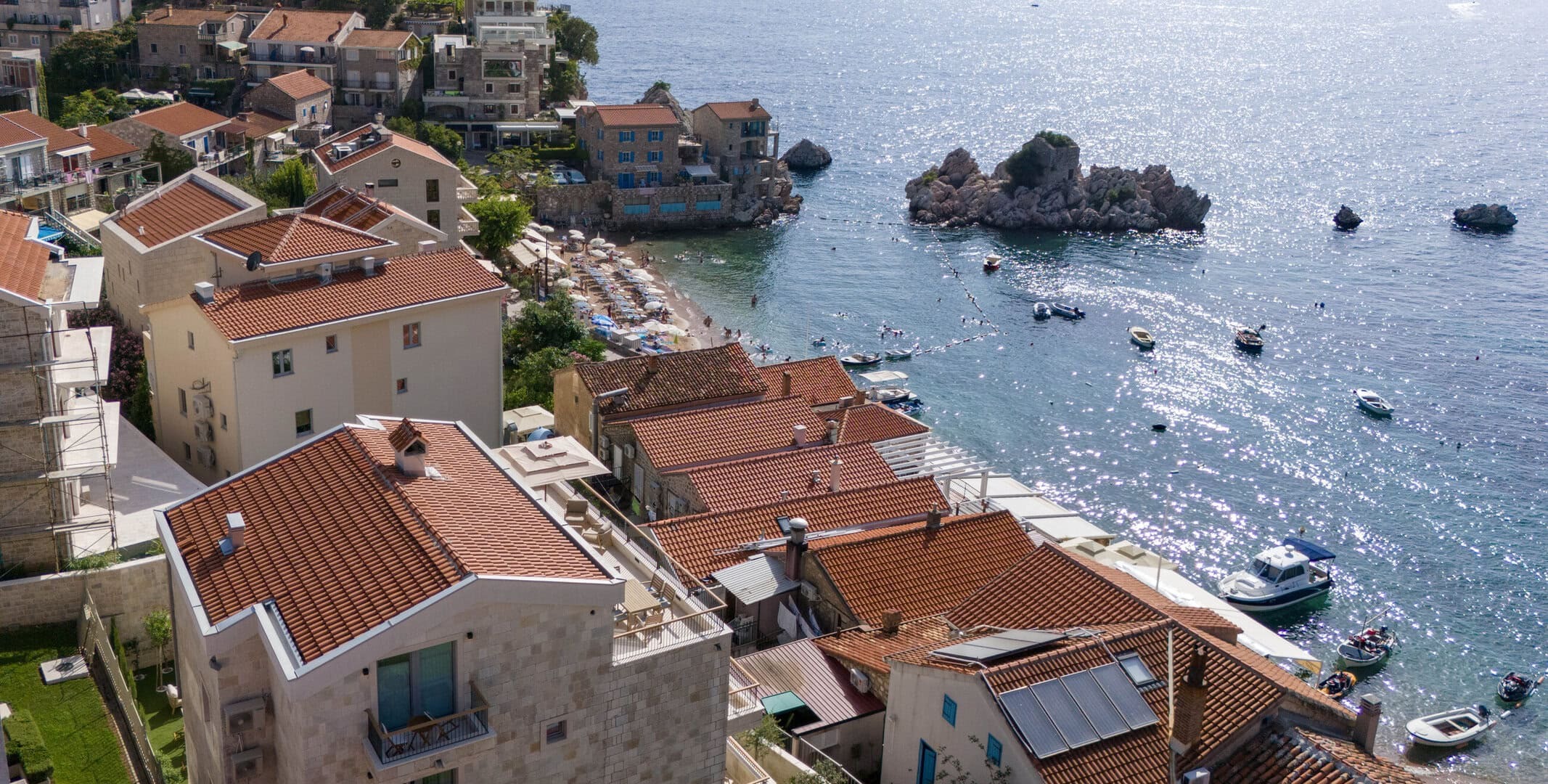 Ten-Unit Boutique Hotel in Pržno, Budva Riviera