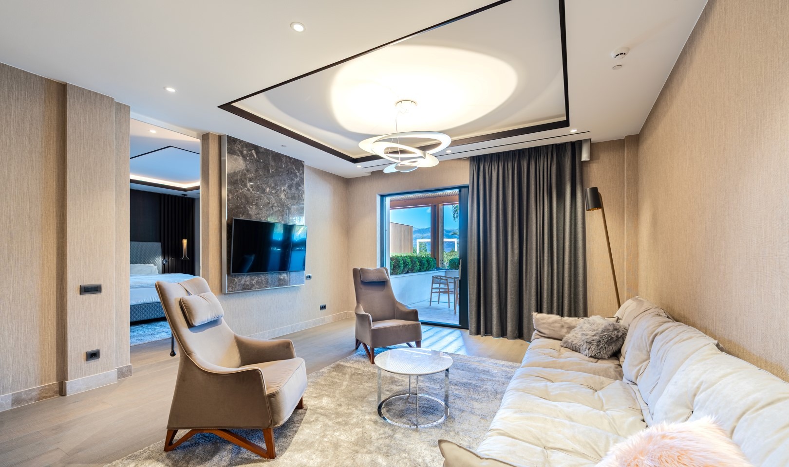 Two-Bedroom Resort Residence in Đuraševići, Tivat
