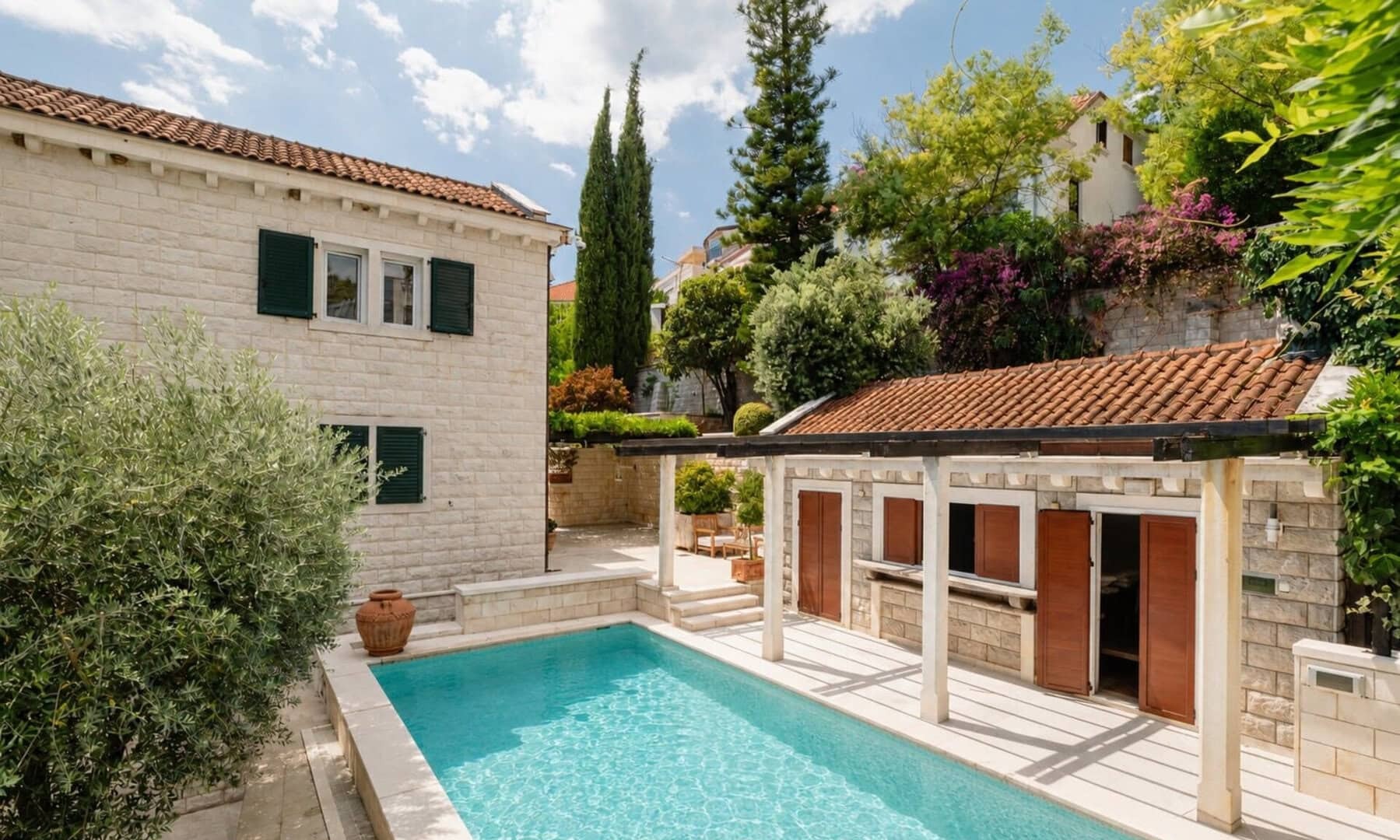 Six-Bedroom Villa with Pool in Savina, Herceg Novi