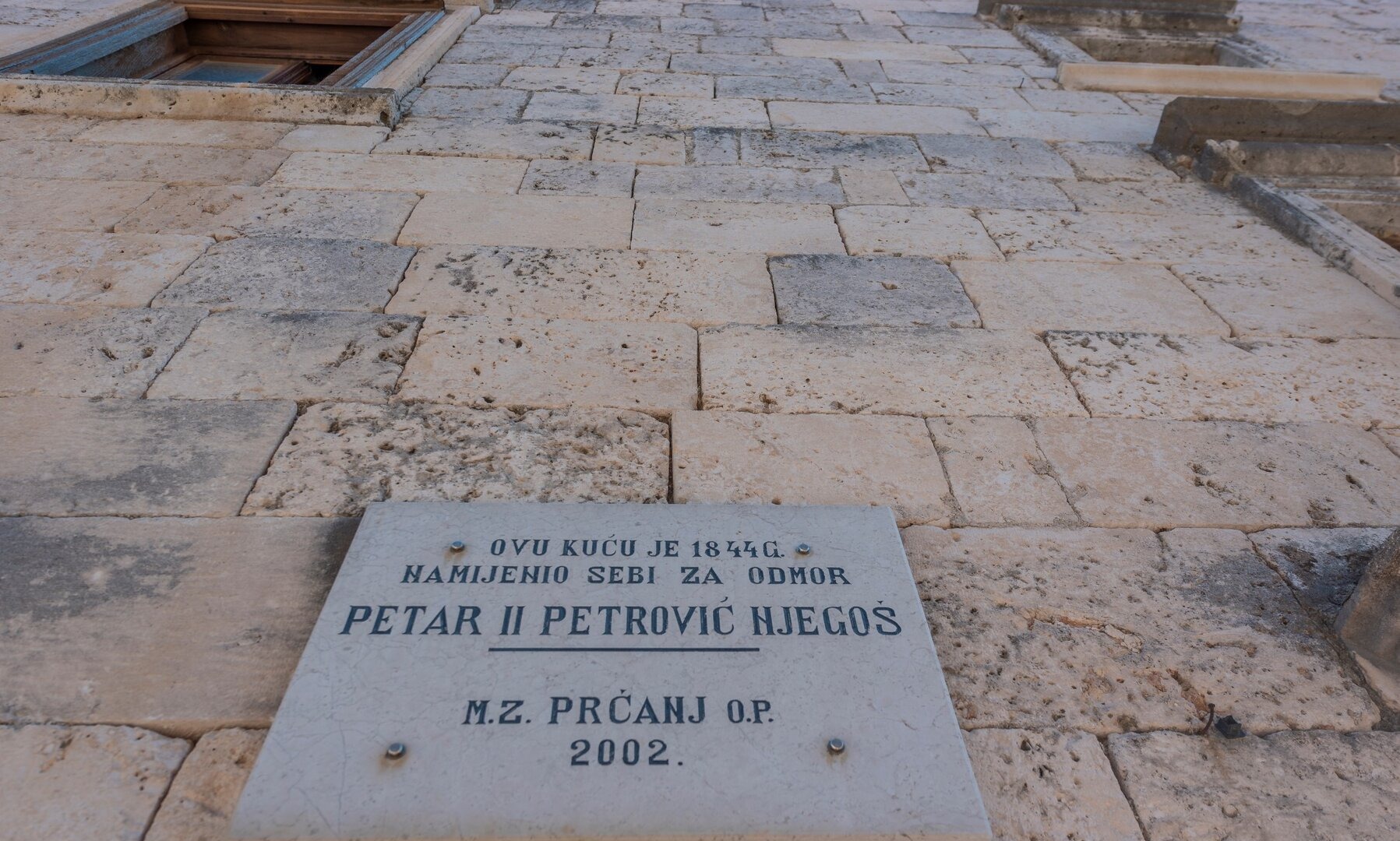 Historic Beskuca Palace on the Waterfront in Prčanj