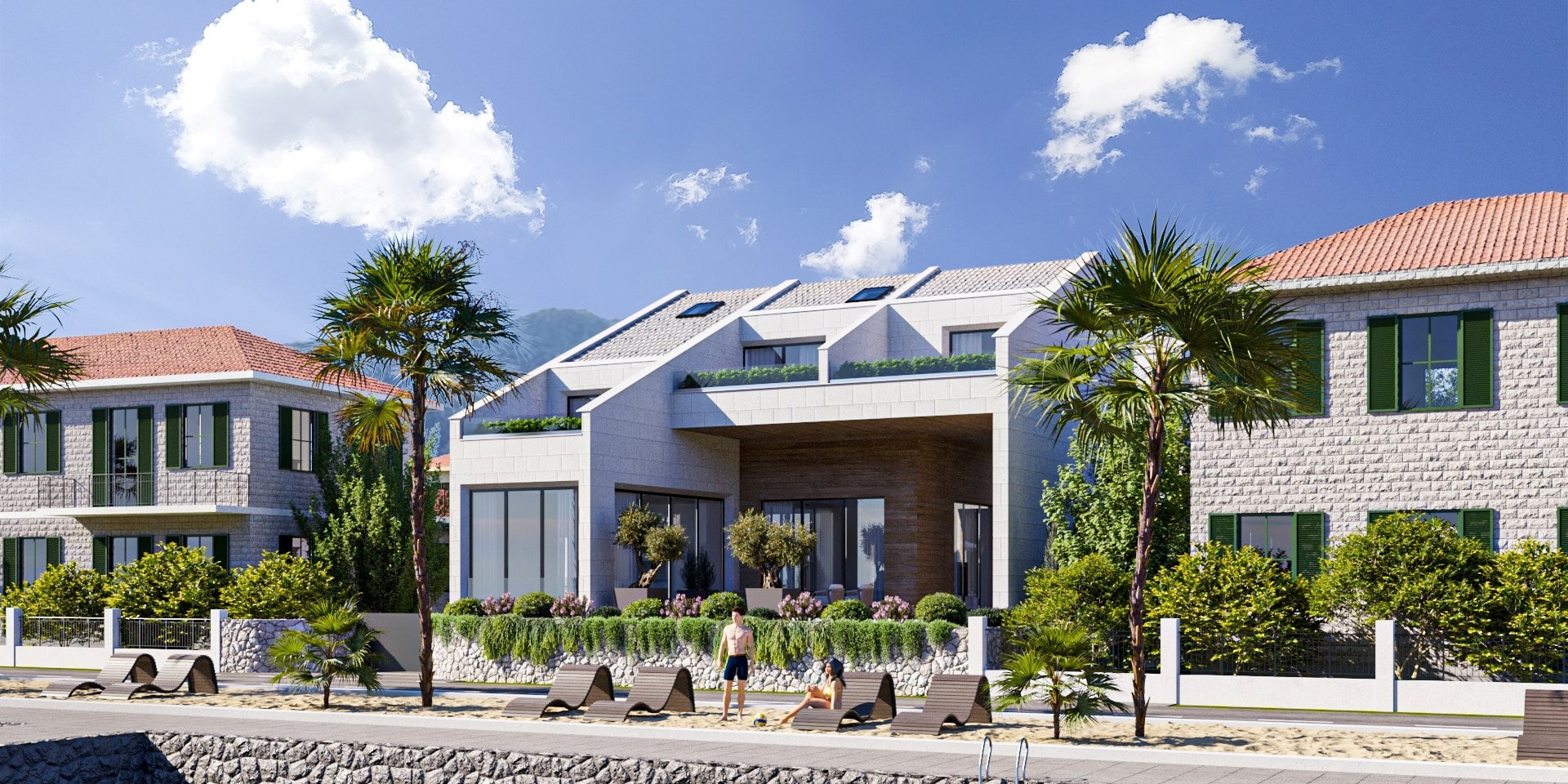 Five-Bedroom Waterfront Villa in Donja Lastva, Tivat