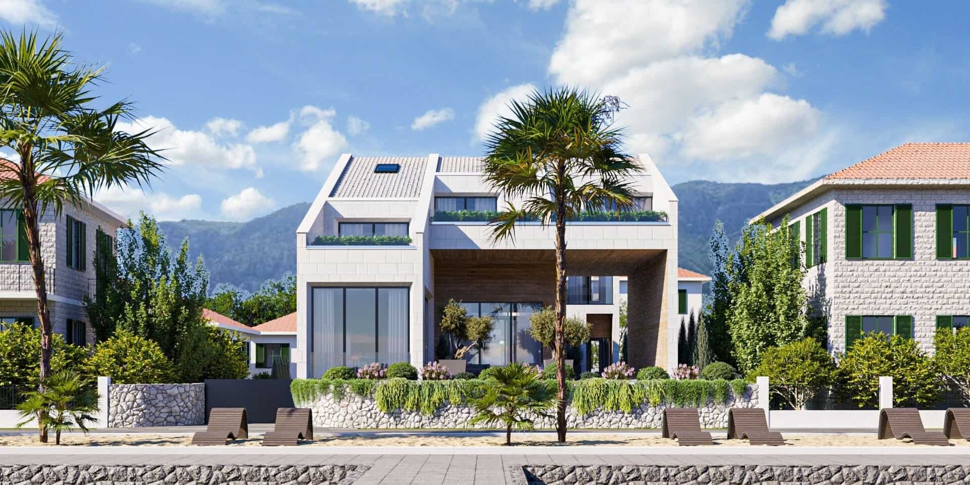 Five-Bedroom Waterfront Villa in Donja Lastva, Tivat