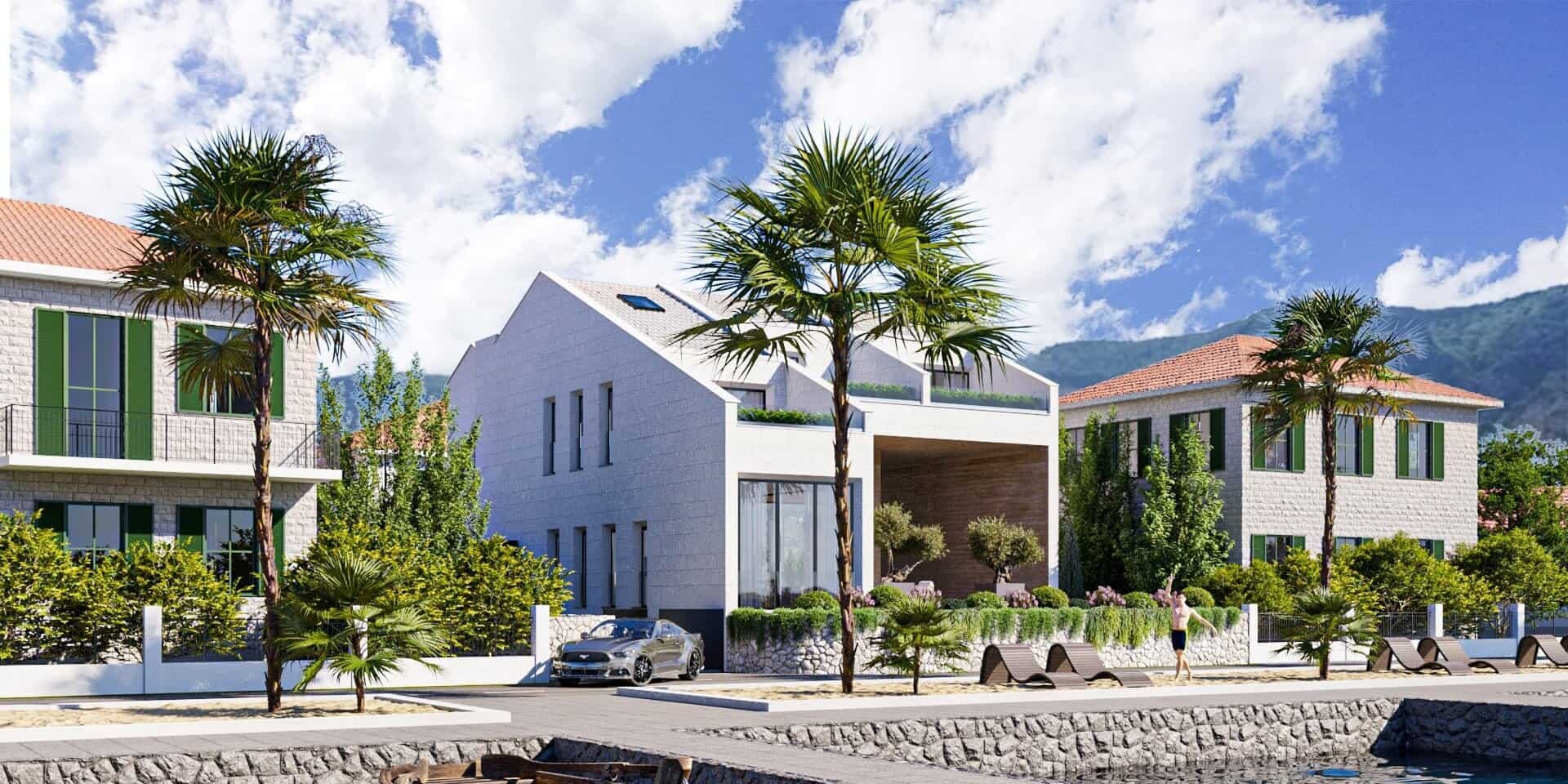 Five-Bedroom Waterfront Villa in Donja Lastva, Tivat