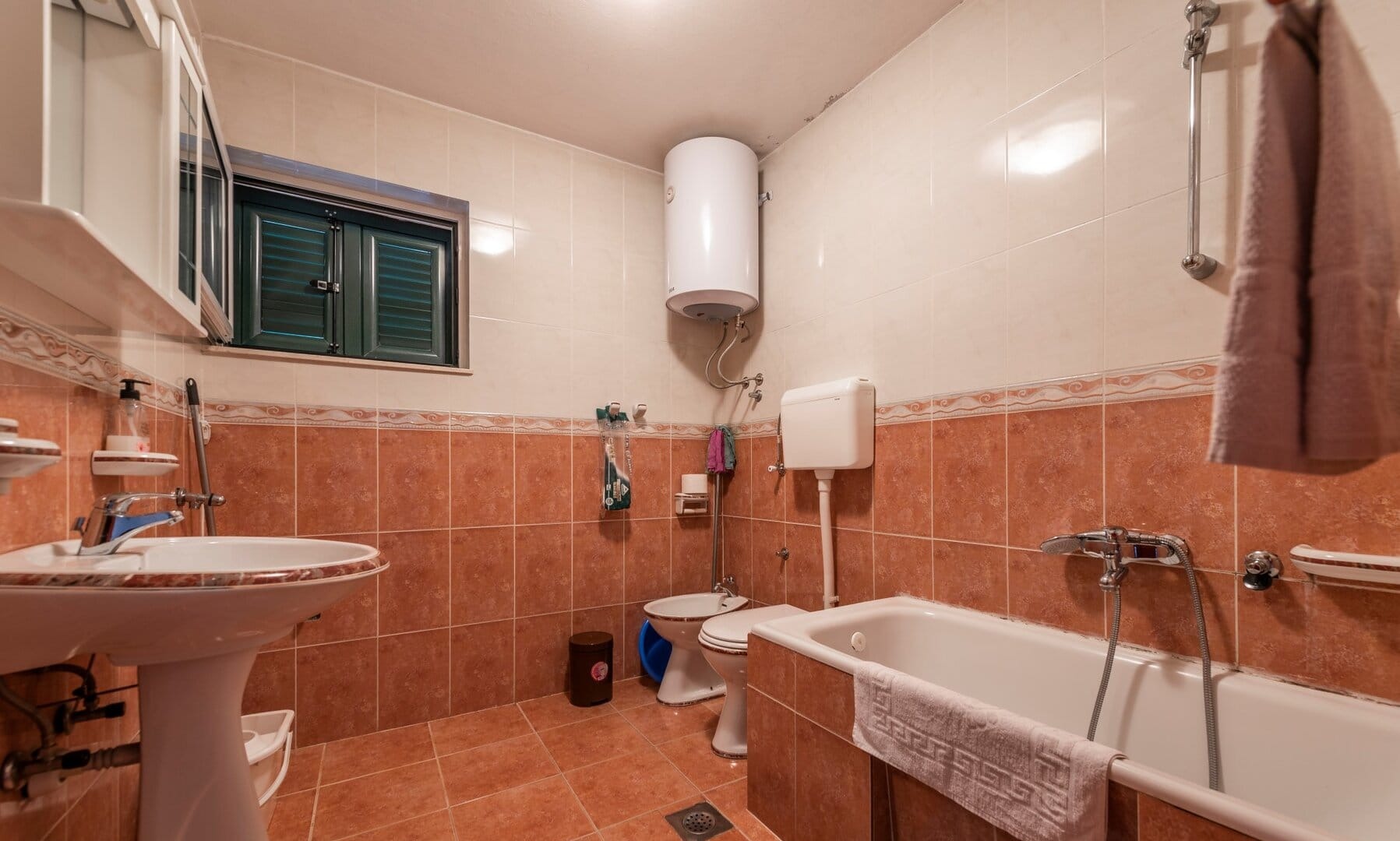 Twelve-Bedroom Waterfront Stone House in Dobrota, Kotor Bay