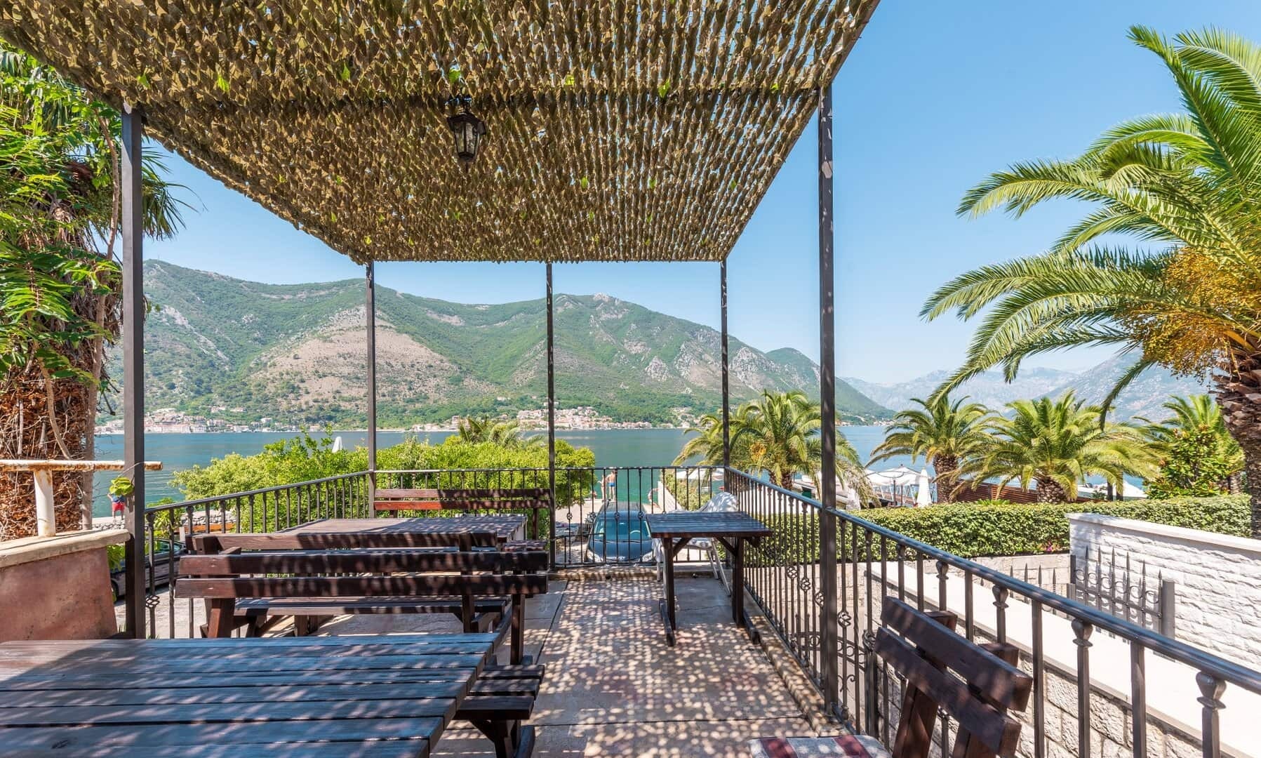 Twelve-Bedroom Waterfront Stone House in Dobrota, Kotor Bay