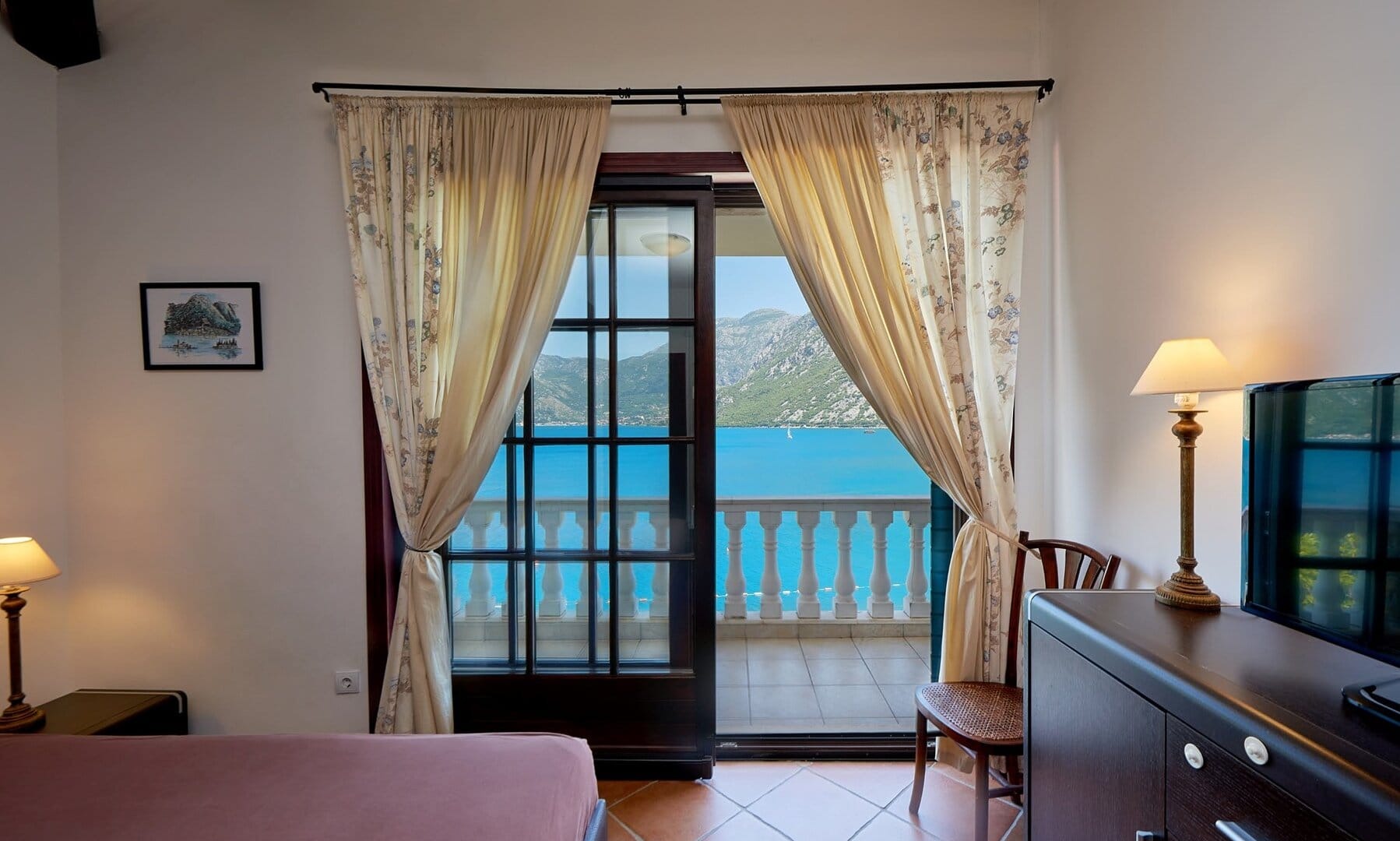 Four-Bedroom Waterfront Villa in Kostanjica, Kotor Bay