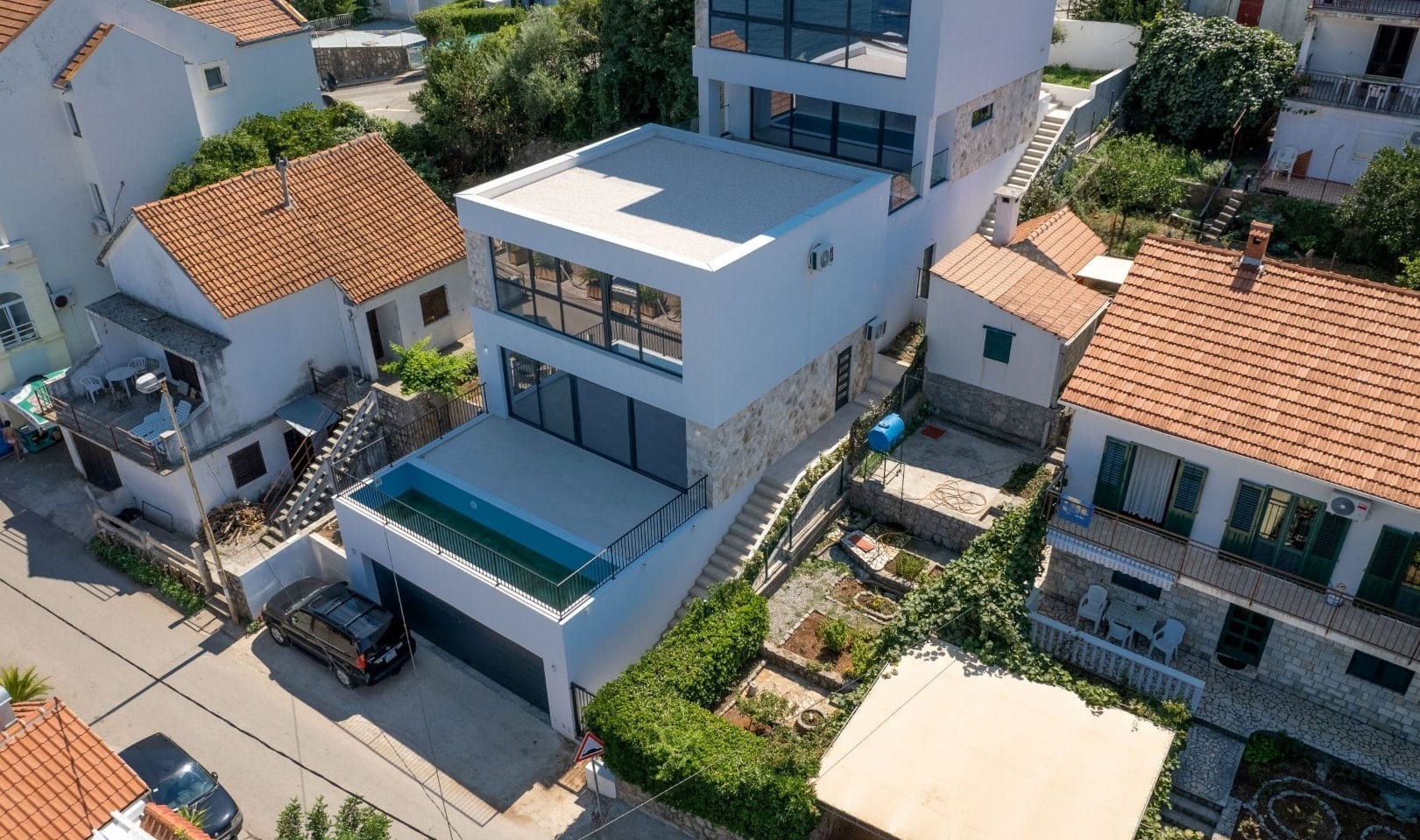 Two-Bedroom Villa with Pool in Krašići, Tivat Bay