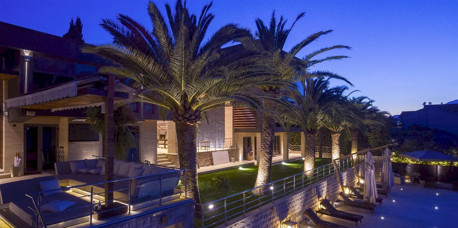 Three-Villa Waterfront Estate in Đuraševići, Tivat Bay