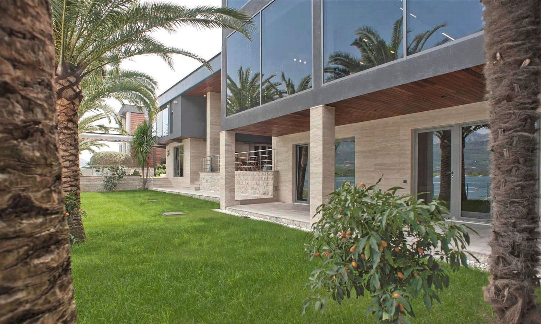 Three-Villa Waterfront Estate in Đuraševići, Tivat Bay
