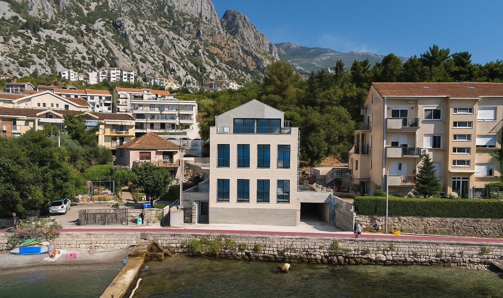 Two-Bedroom Waterfront Apartment in Dobrota, Kotor Bay