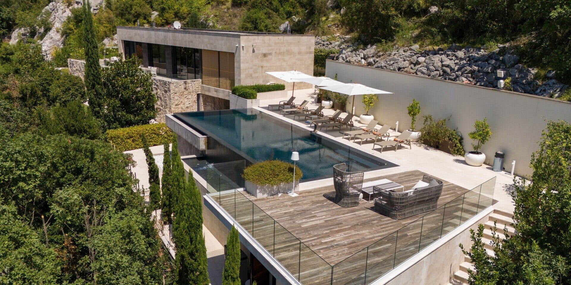 Four-Bedroom Waterfront Villa in Orahovac, Kotor Bay
