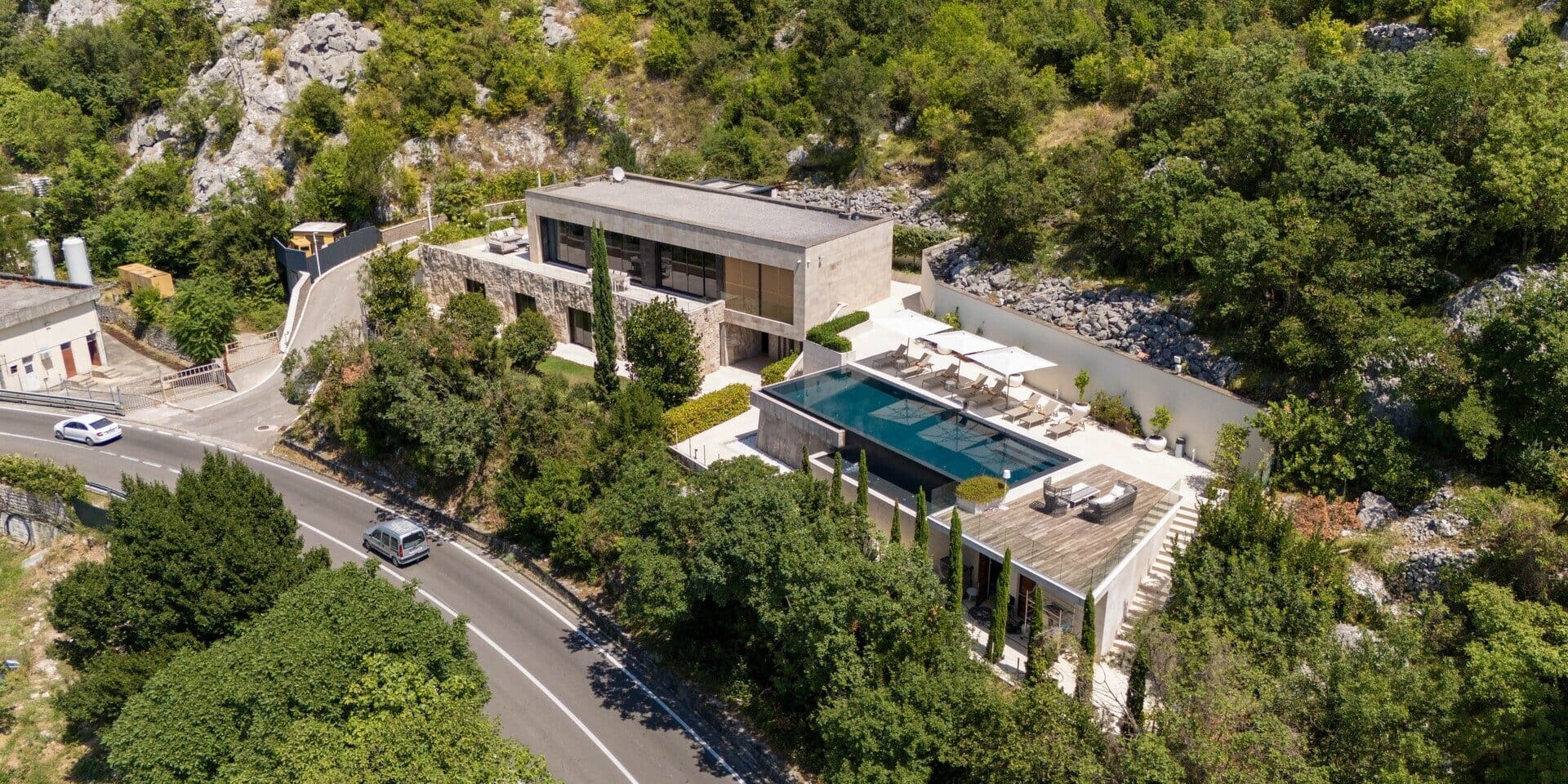 Four-Bedroom Waterfront Villa in Orahovac, Kotor Bay