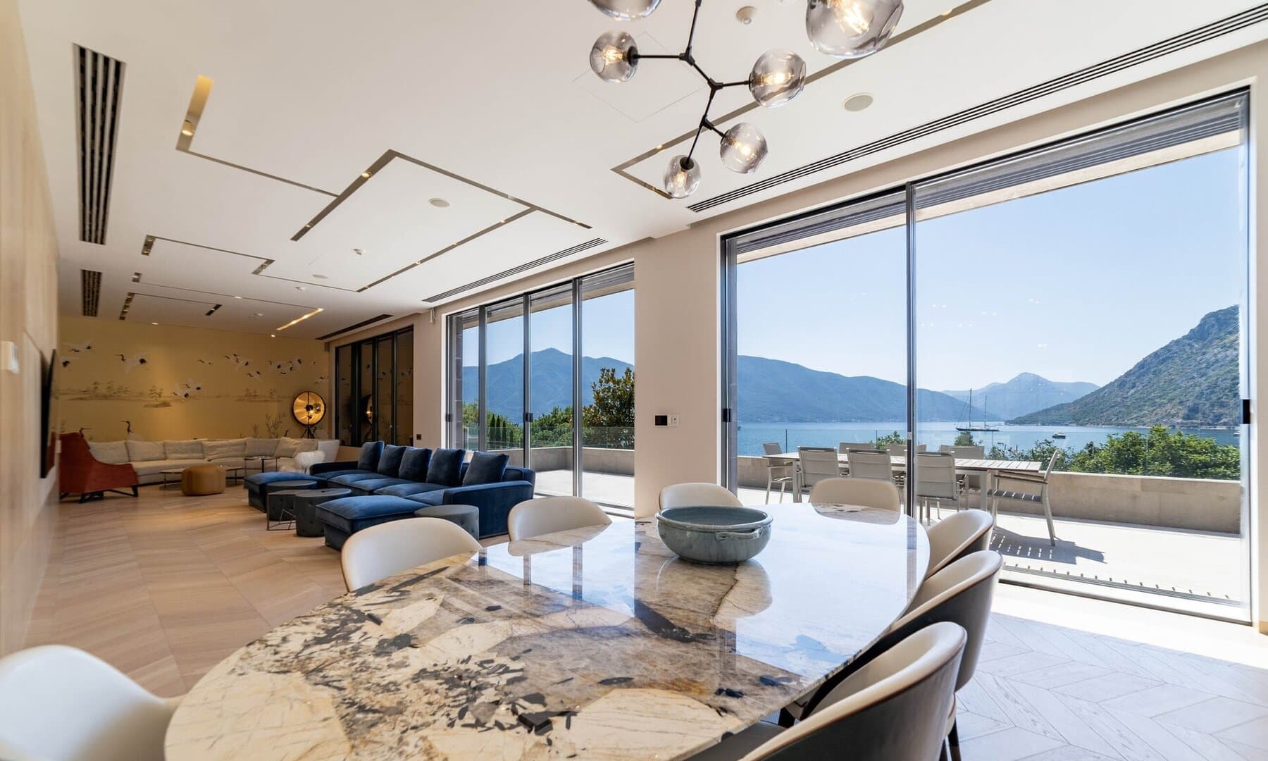 Four-Bedroom Waterfront Villa in Orahovac, Kotor Bay