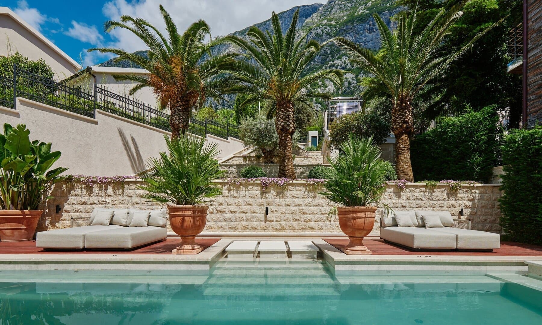 Four-Bedroom Waterfront Villa in Dobrota, Kotor Bay