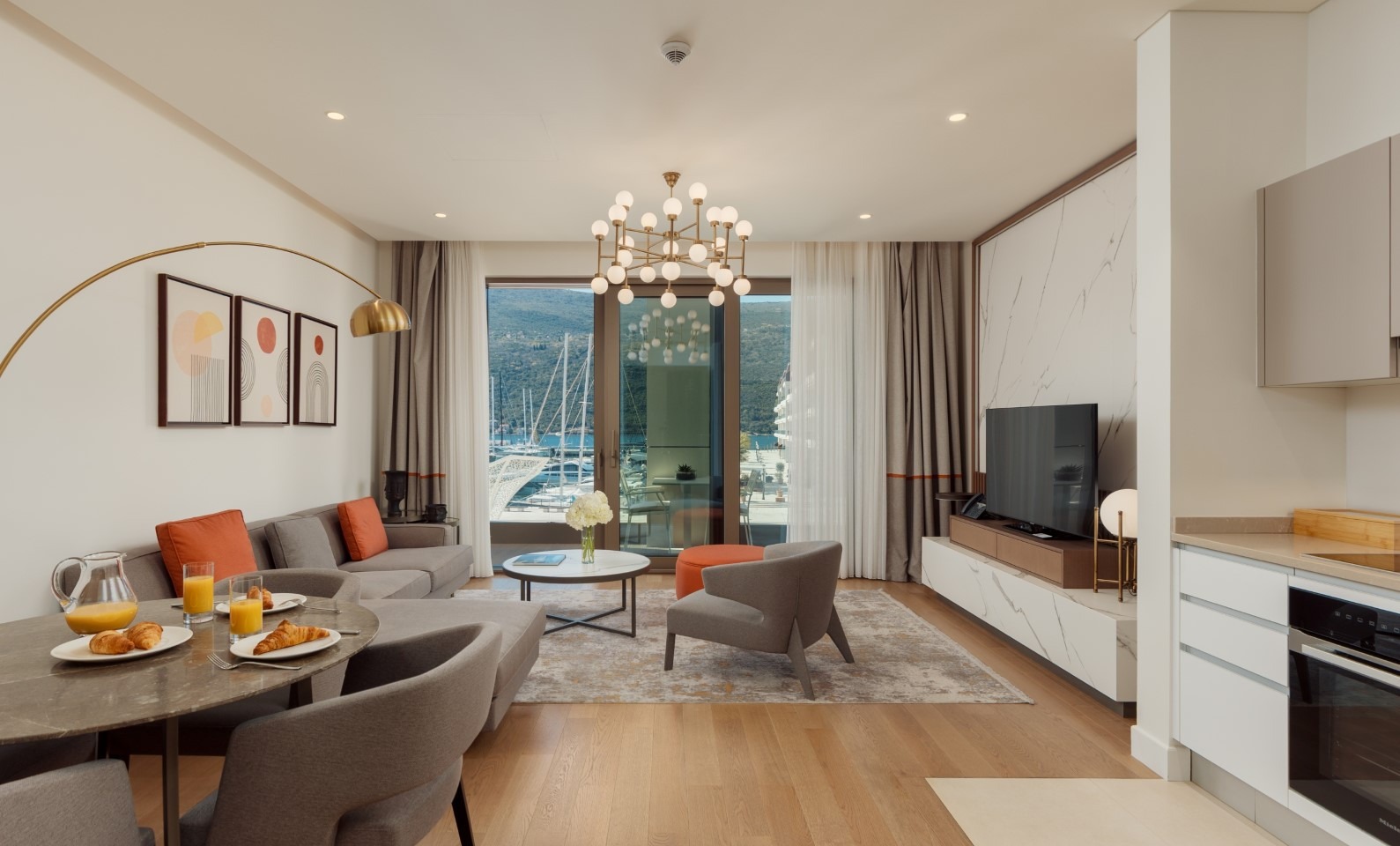One-Bedroom Marina Residence at Portonovi