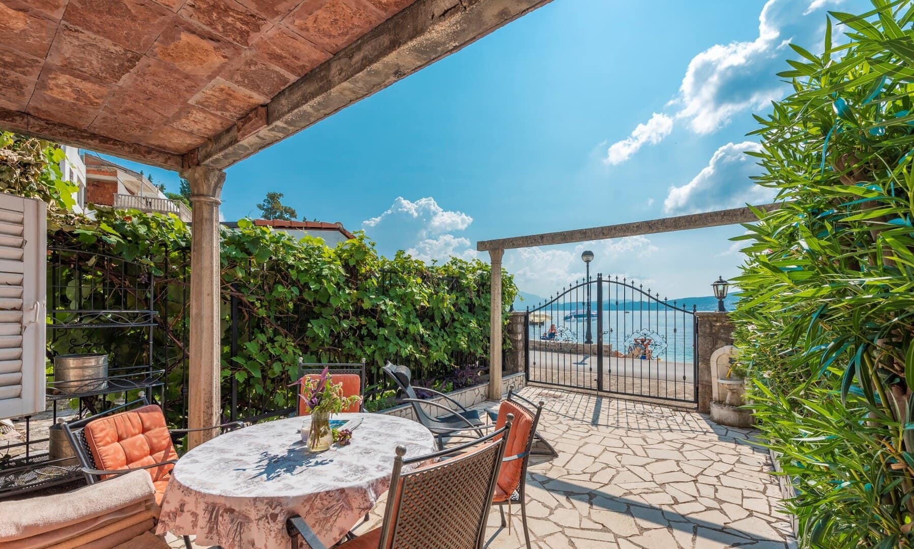 Three-Bedroom Waterfront Stone House in Baošići, Herceg Novi