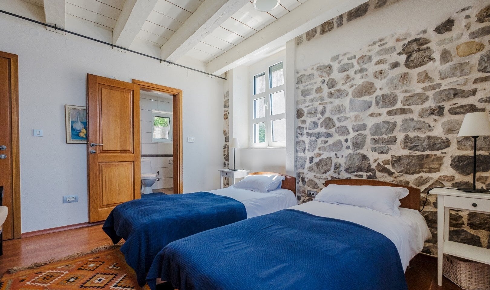 Historic Four-Bedroom Waterfront Villa in Rose, Herceg Novi