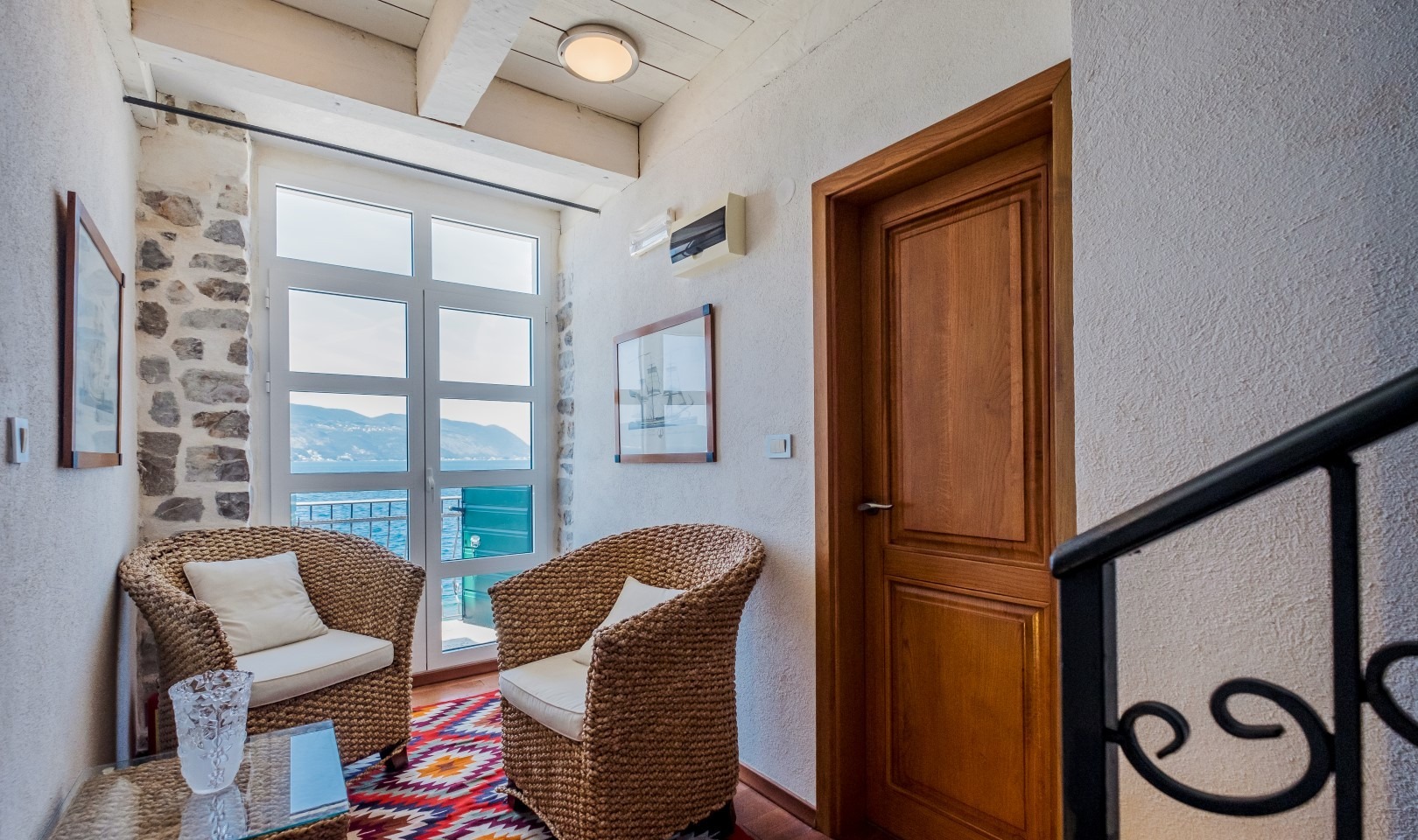 Historic Four-Bedroom Waterfront Villa in Rose, Herceg Novi